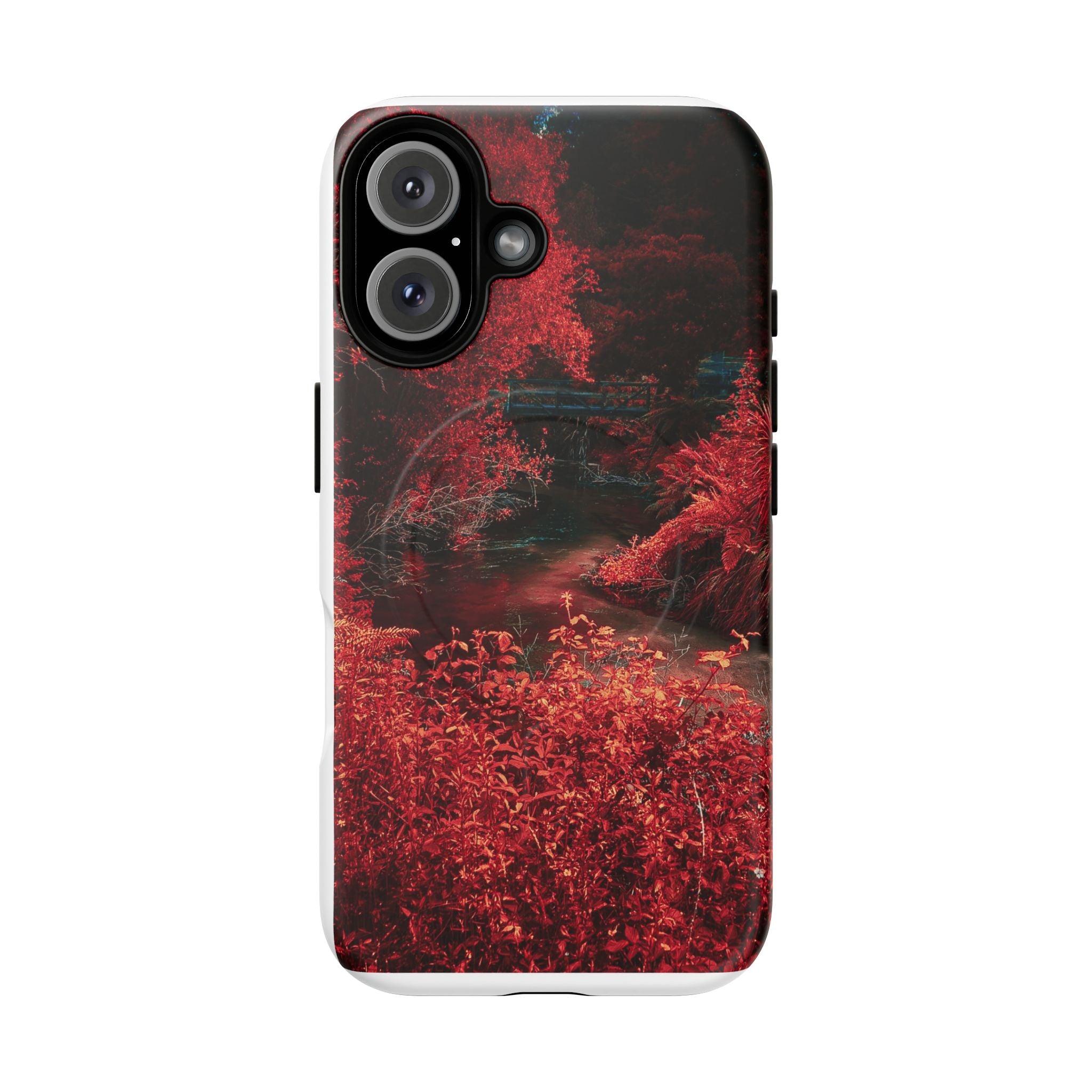MagSafe Tough Case — Red Forest Abstract Magnetic Phone Cover