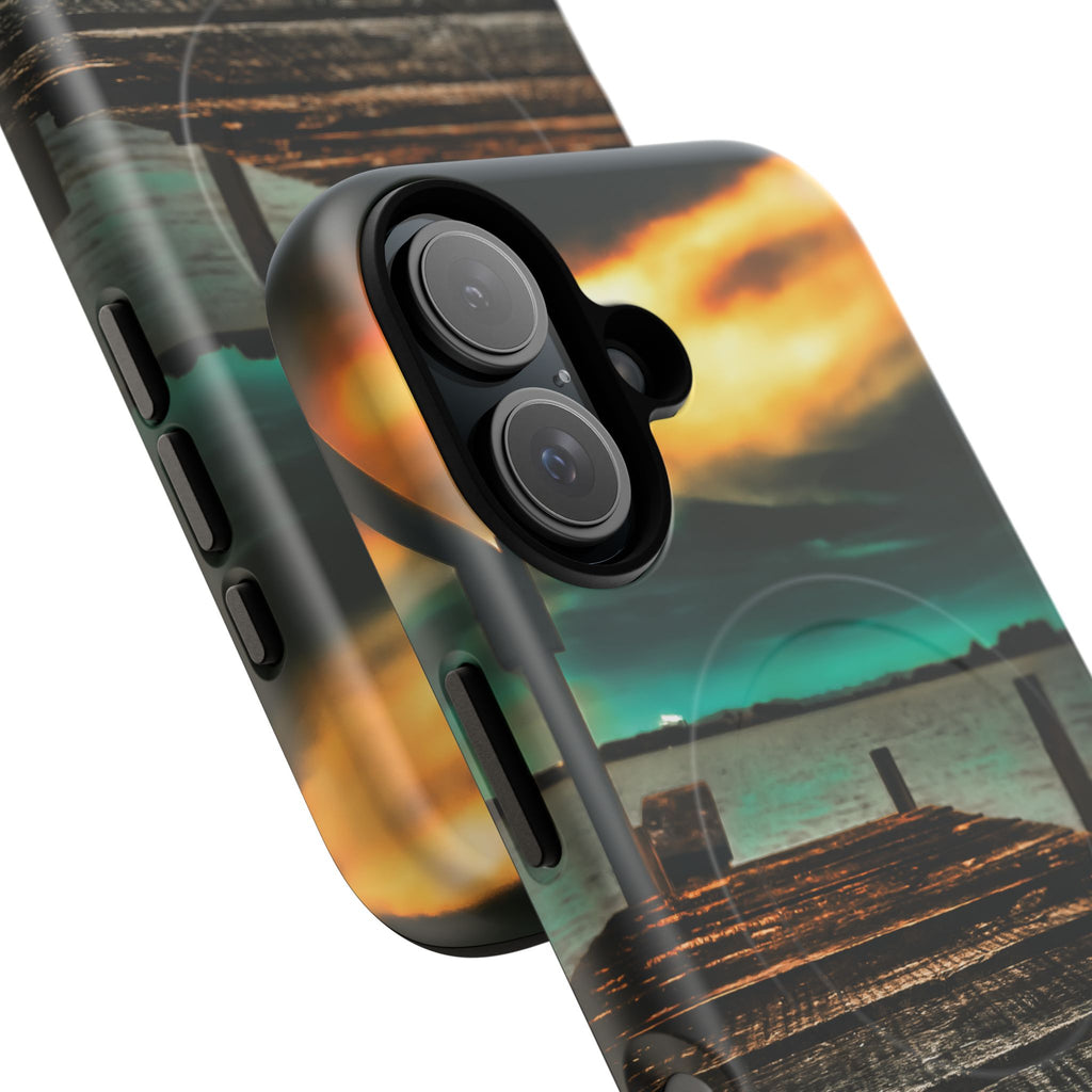 Tough Magnetic Case — 'Te Toro New Zealand Wharf' Magnetic Phone Cover