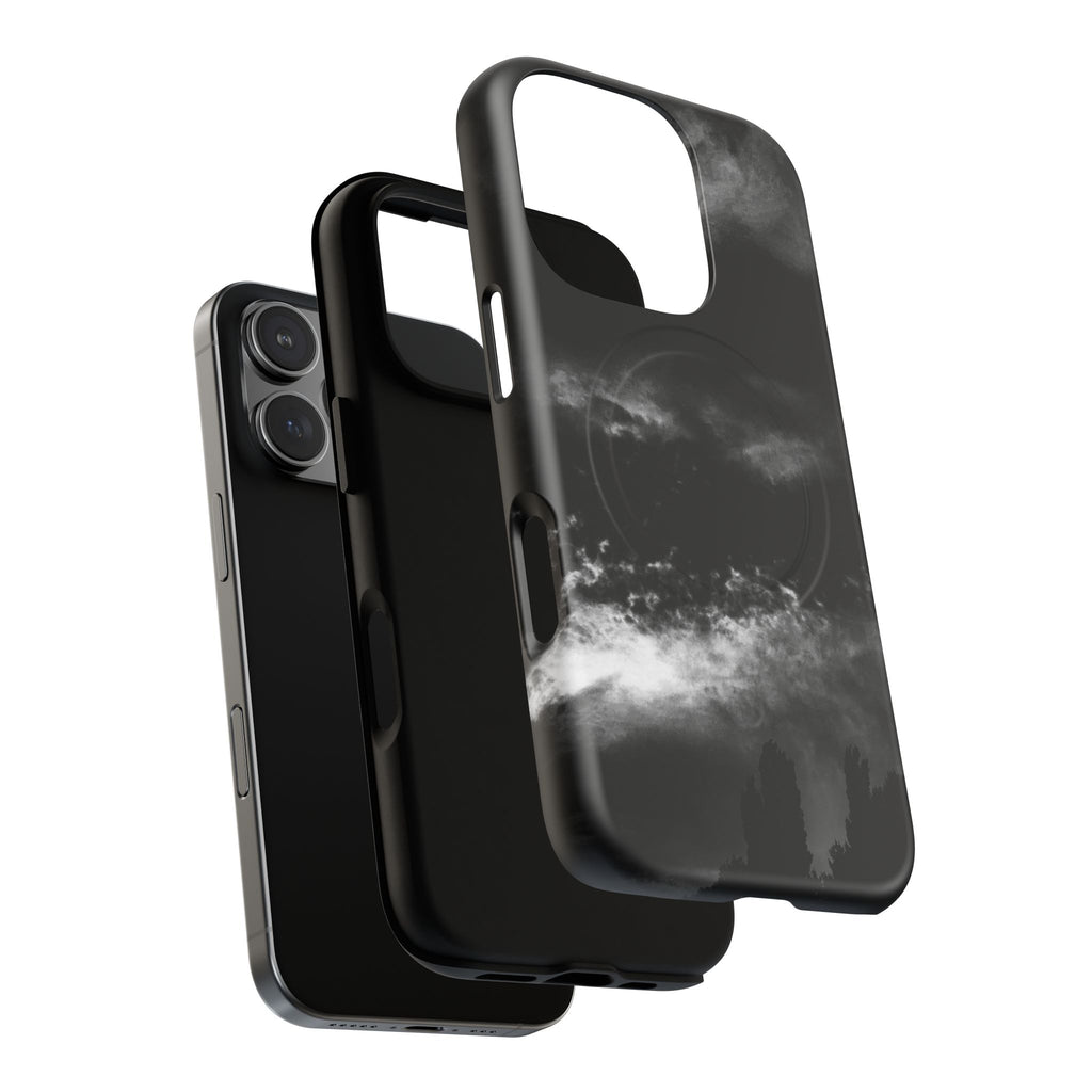 MagSafe Phone Case — Black Storm Cloud Design