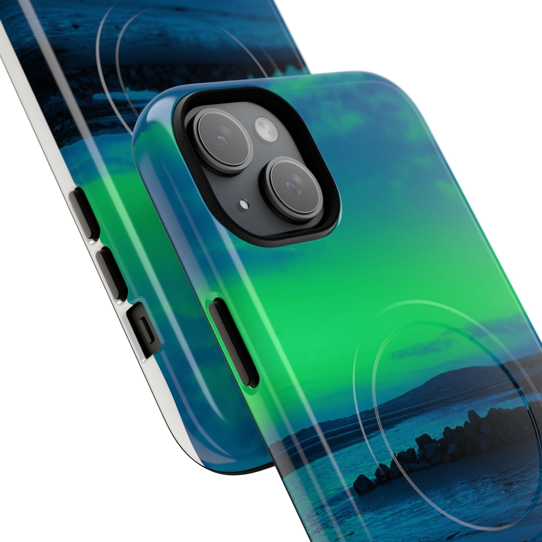 Green New Zealand Sunset Magnetic Phone Case