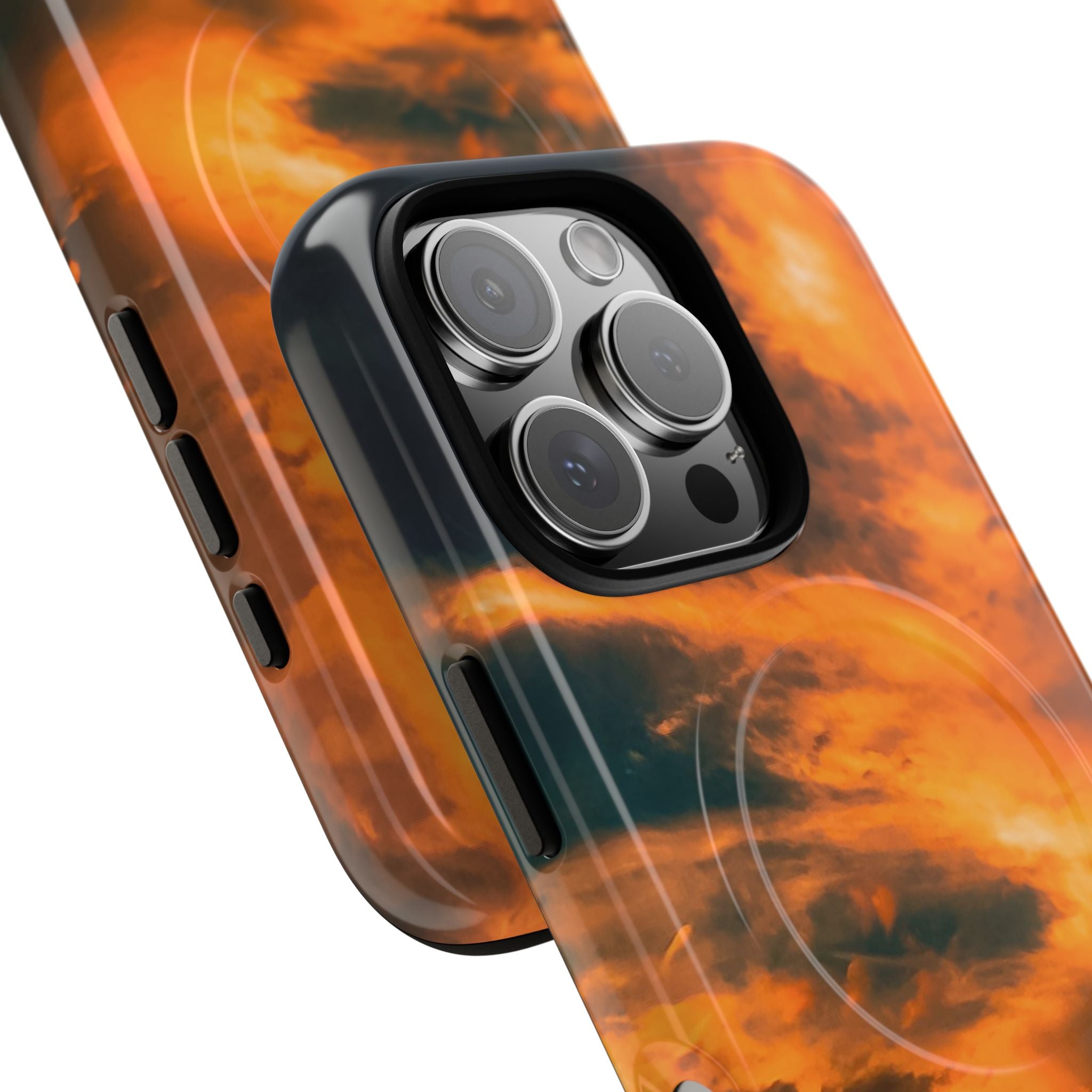 New Zealand Angel Clouds Golden Magnetic Phone Case