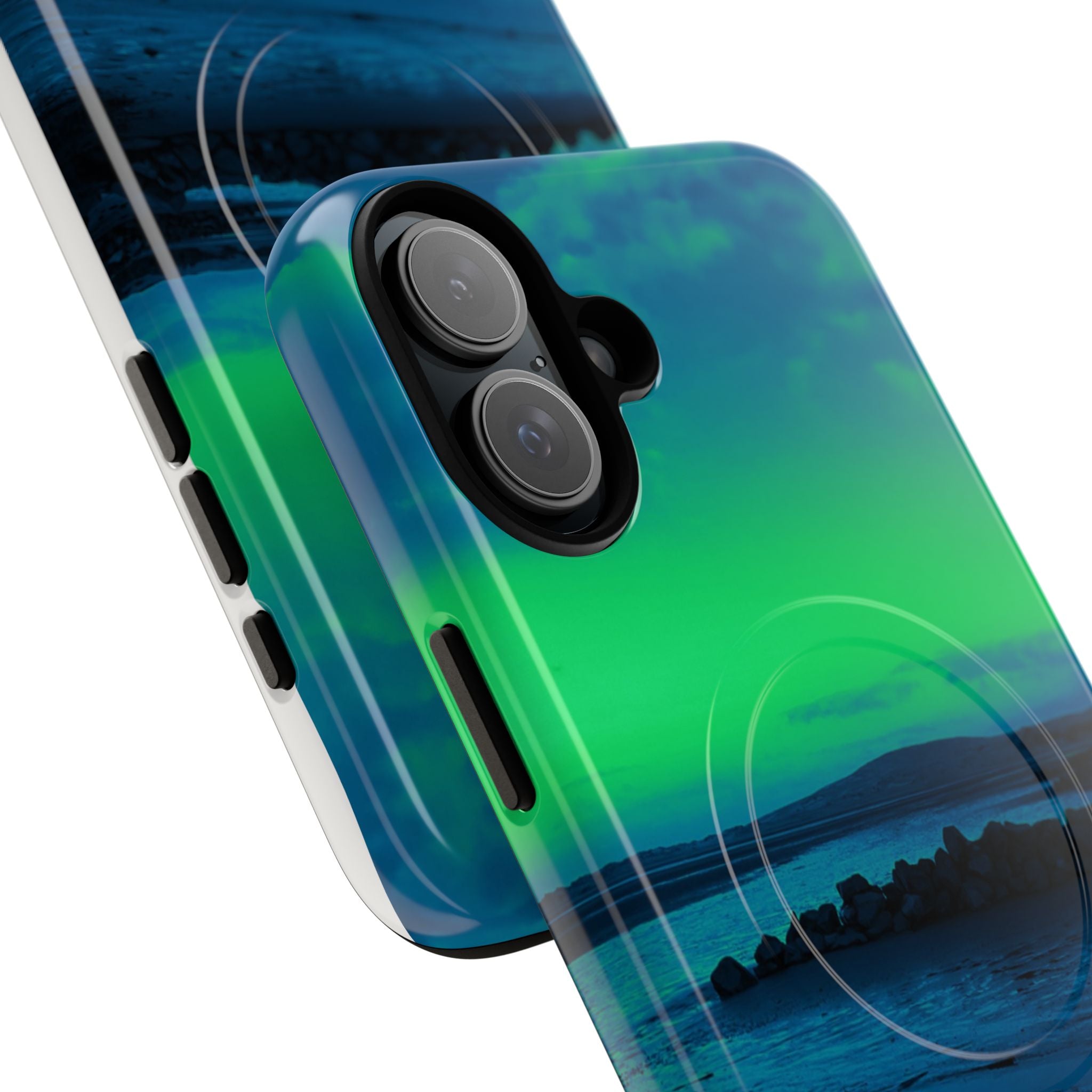 Green New Zealand Sunset Magnetic Phone Case