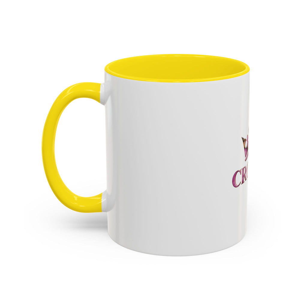 Crownz Pink Marble Accent Coffee Mug – 11/15oz Decorative Crown Tea Cup