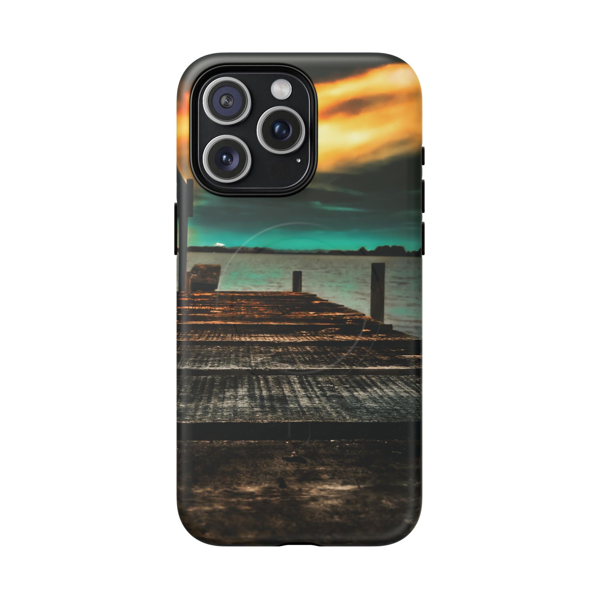 Tough Magnetic Case — 'Te Toro New Zealand Wharf' Magnetic Phone Cover