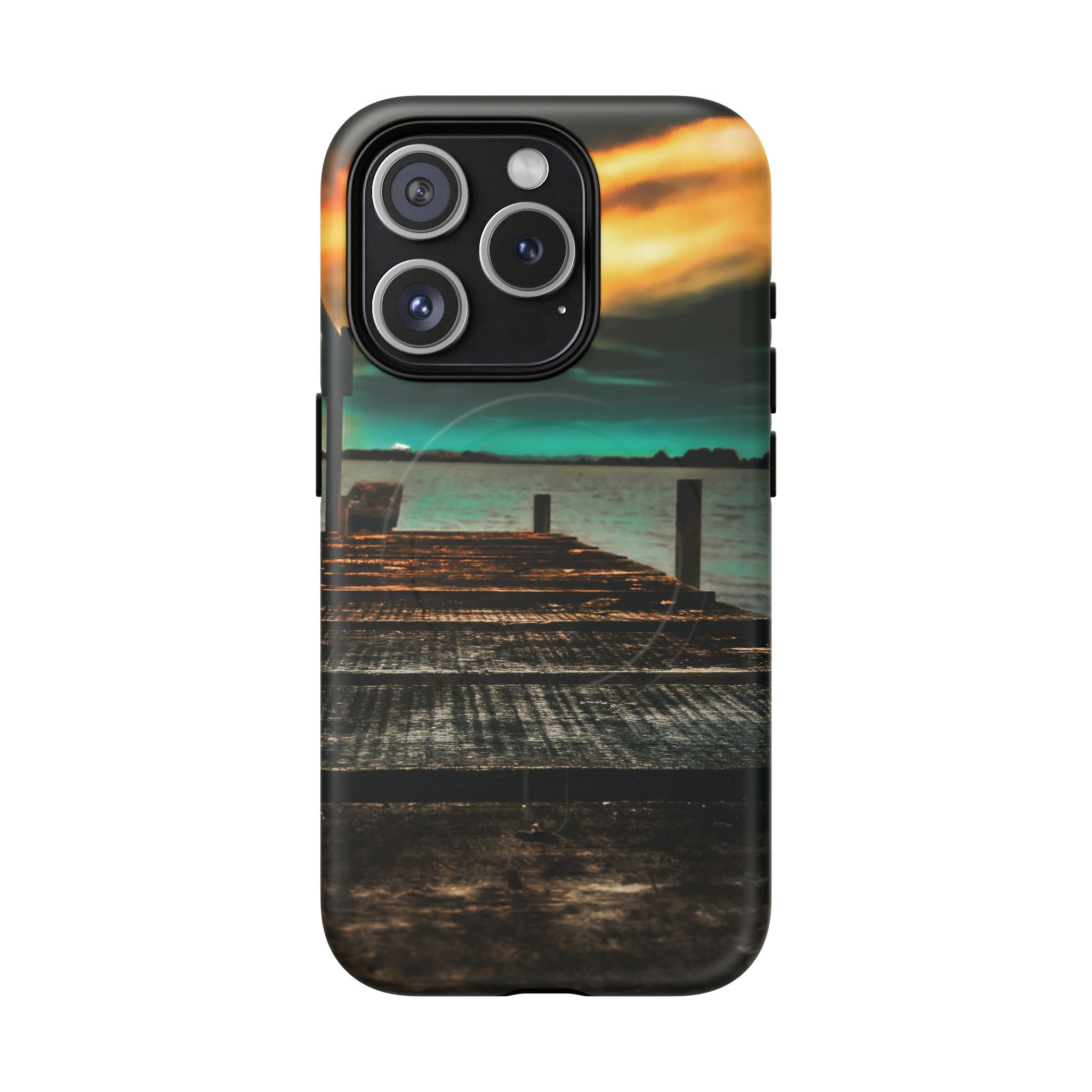 Tough Magnetic Case — 'Te Toro New Zealand Wharf' Magnetic Phone Cover