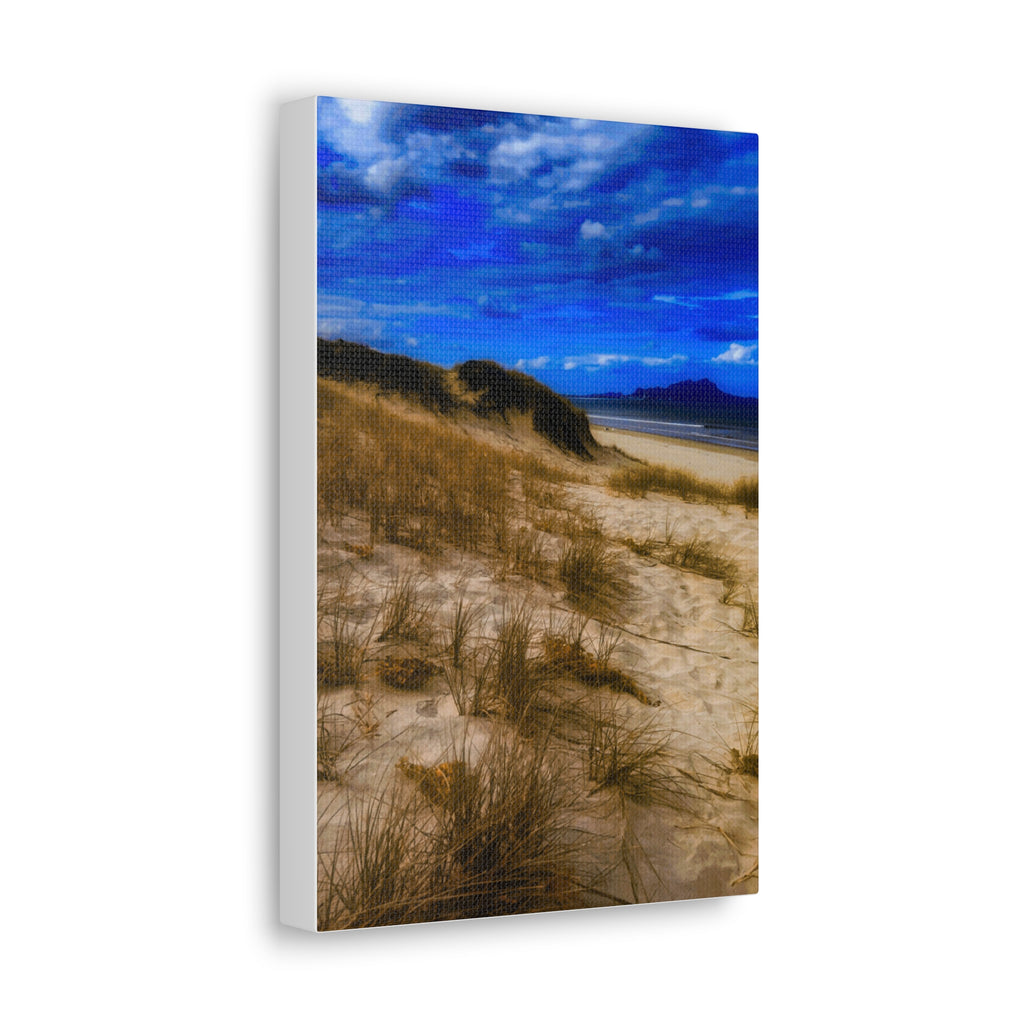 Beach Dunes Canvas Wall Art — Coastal Landscape Canvas Print