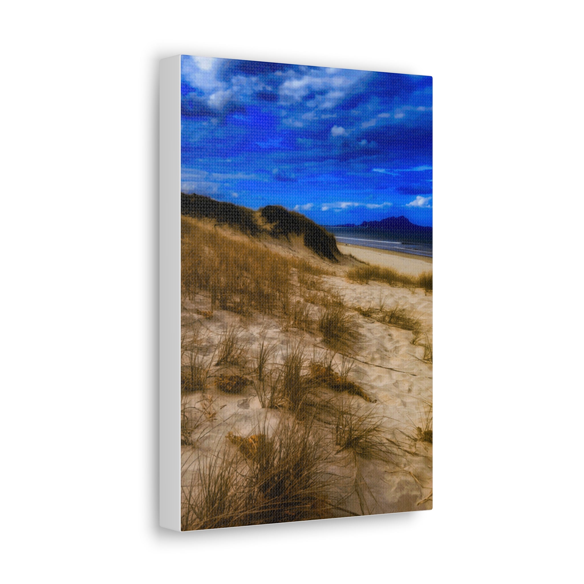 Beach Dunes Canvas Wall Art — Coastal Landscape Canvas Print
