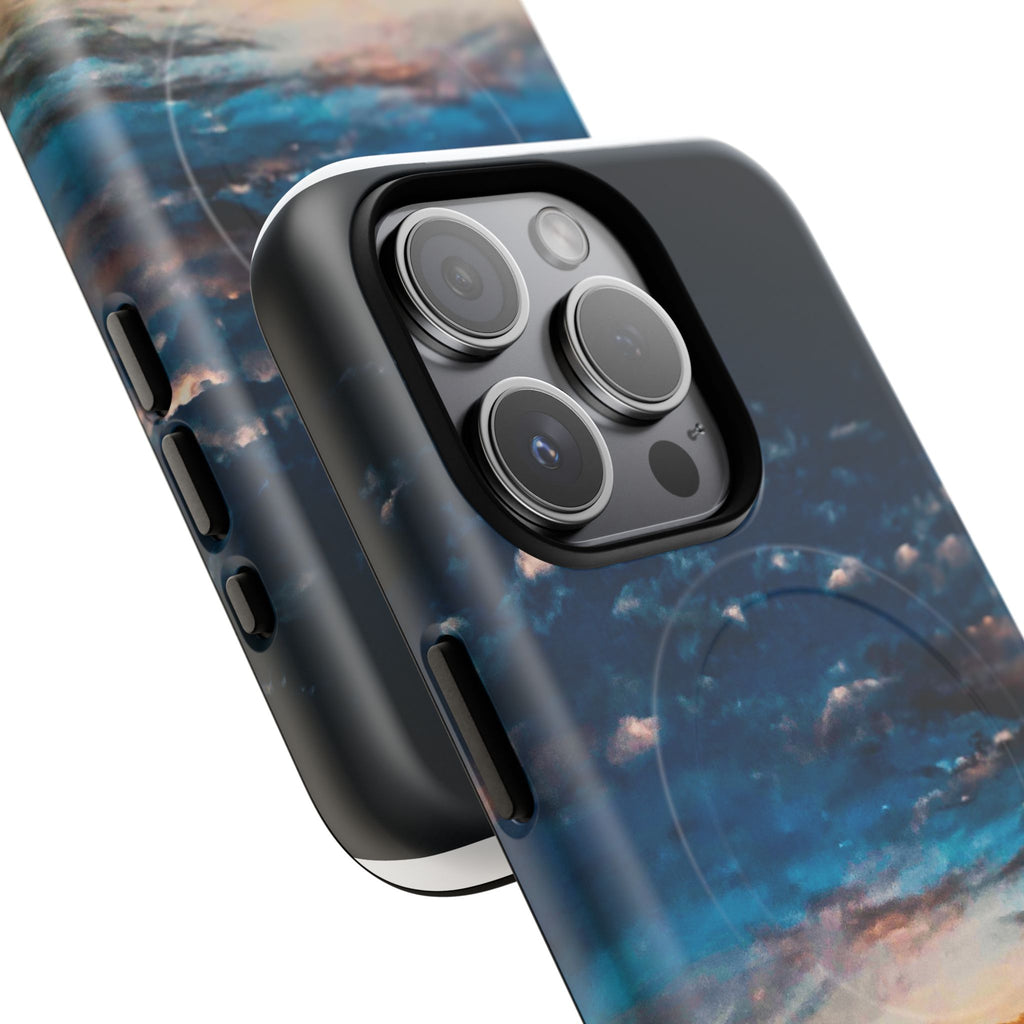 Sunset Horizon Magnetic Phone Case — IPhone 13 and above-Tough Protective Cover