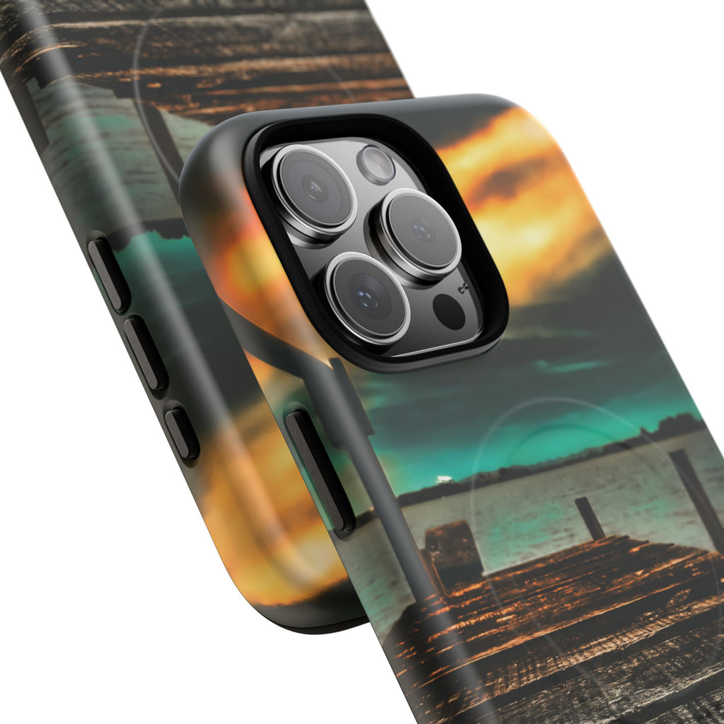 Tough Magnetic Case — 'Te Toro New Zealand Wharf' Magnetic Phone Cover