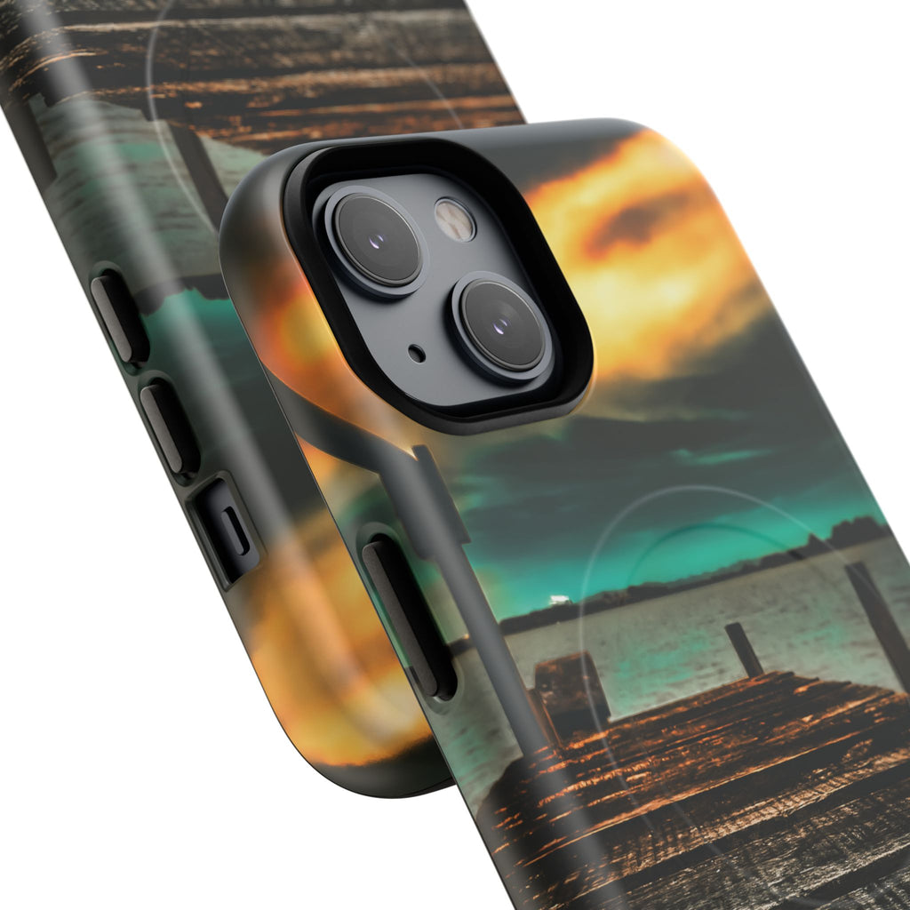 Tough Magnetic Case — 'Te Toro New Zealand Wharf' Magnetic Phone Cover