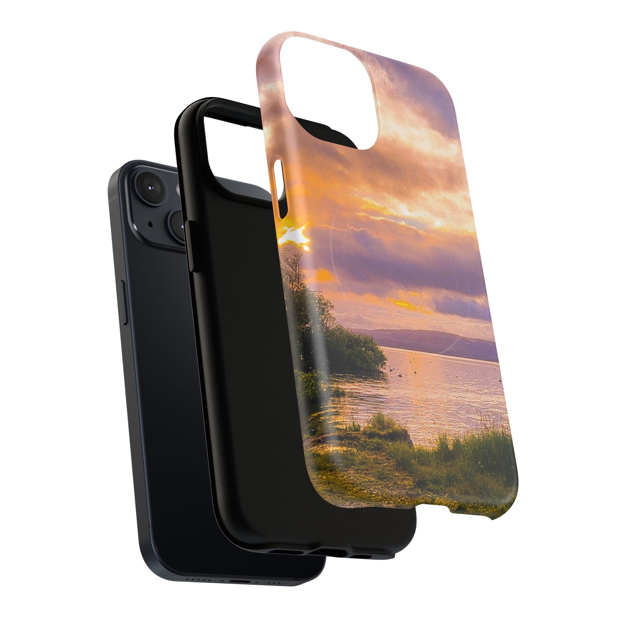 Scenic Sunset Magnetic Phone Case — Tough Magnetic Protective Cover
