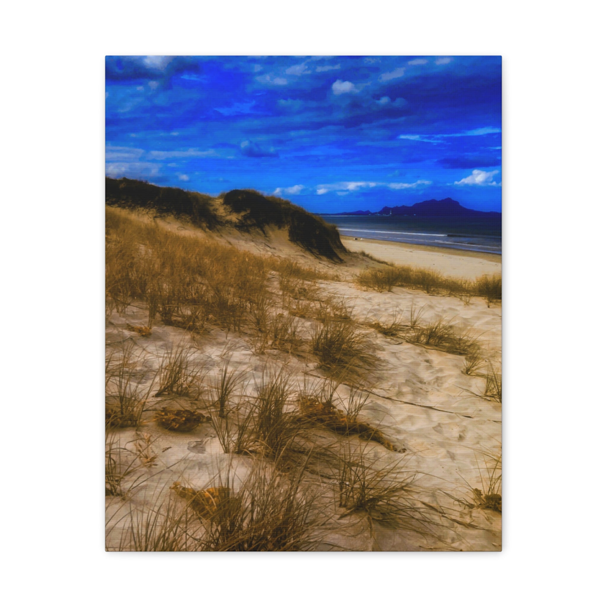 Beach Dunes Canvas Wall Art — Coastal Landscape Canvas Print