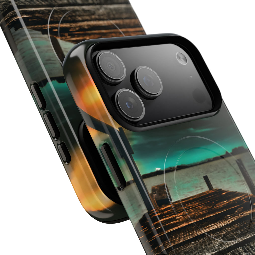 Tough Magnetic Case — 'Te Toro New Zealand Wharf' Magnetic Phone Cover