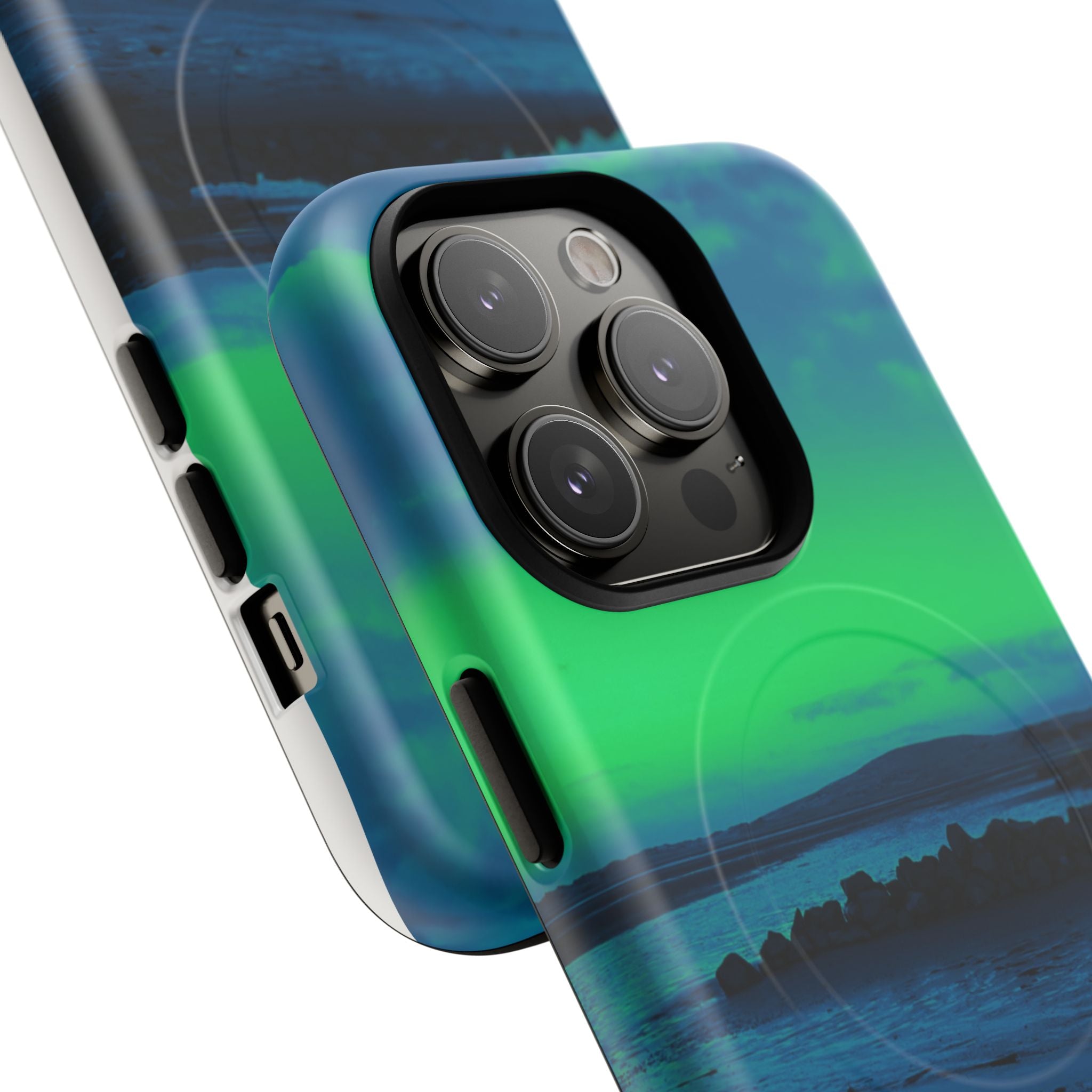 Green New Zealand Sunset Magnetic Phone Case