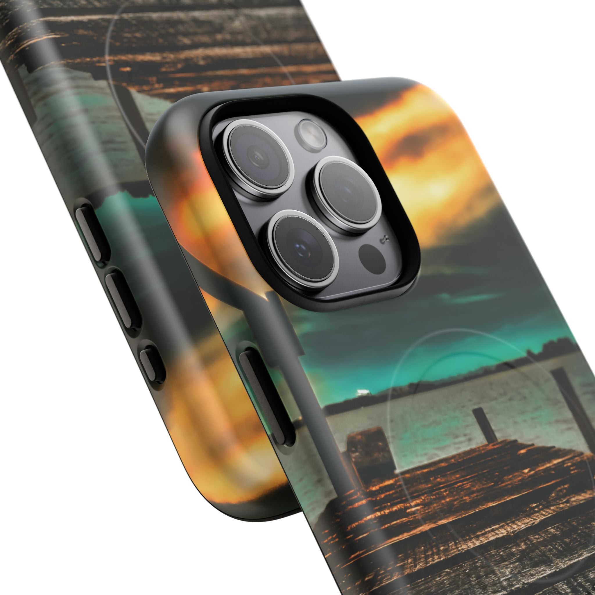 Tough Magnetic Case — 'Te Toro New Zealand Wharf' Magnetic Phone Cover