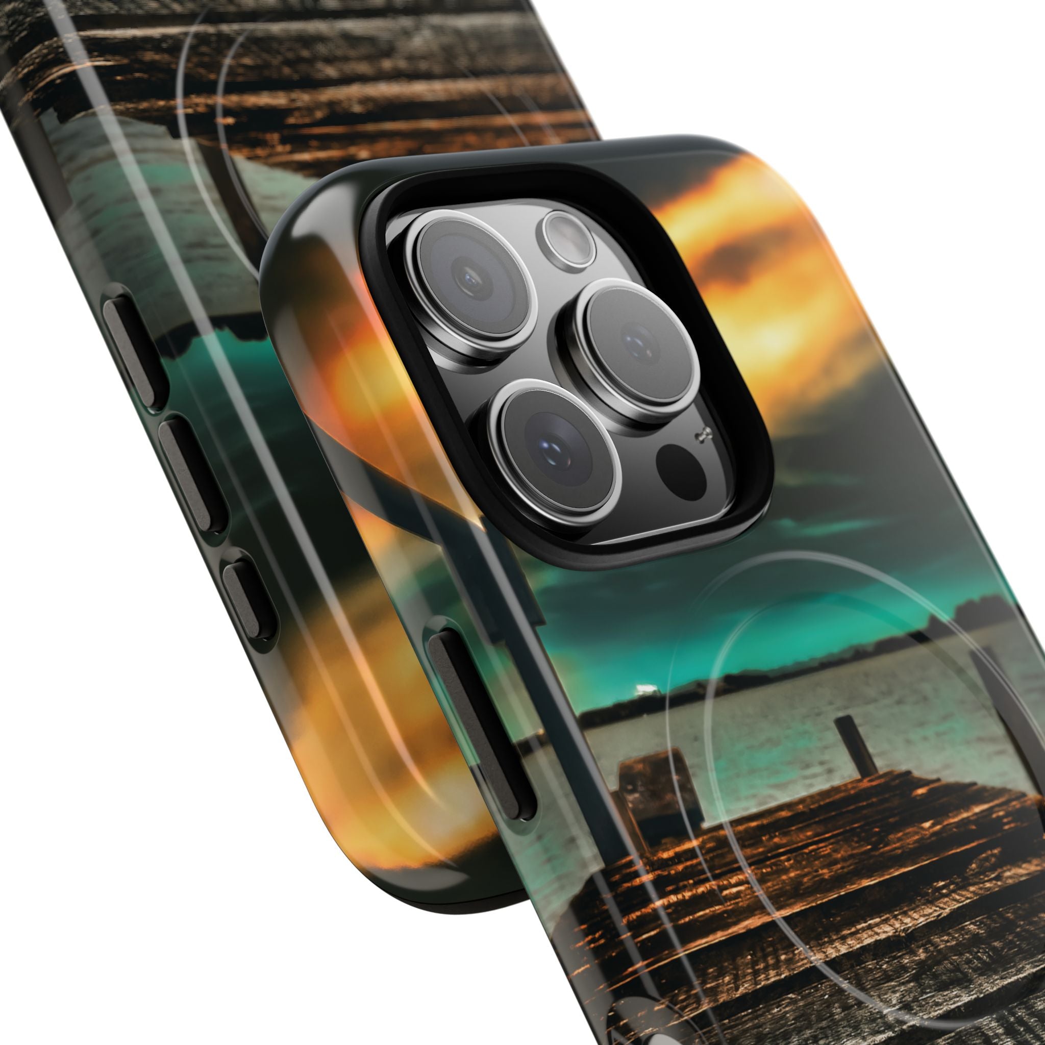 Tough Magnetic Case — 'Te Toro New Zealand Wharf' Magnetic Phone Cover