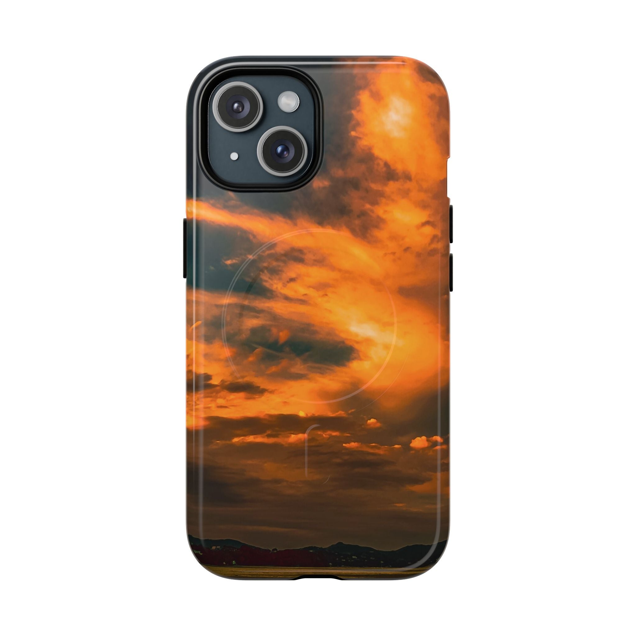 New Zealand Angel Clouds Golden Magnetic Phone Case