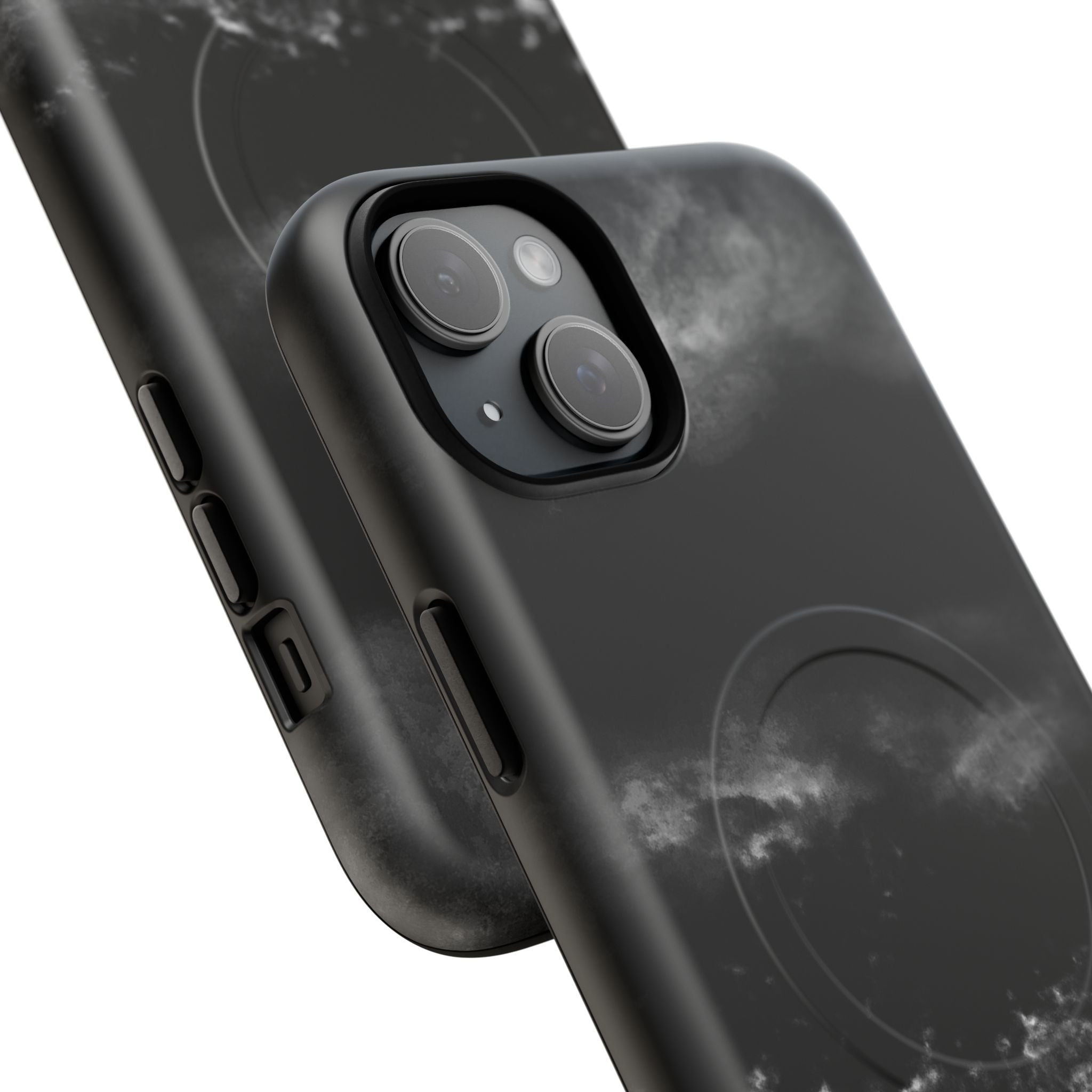 MagSafe Phone Case — Black Storm Cloud Design