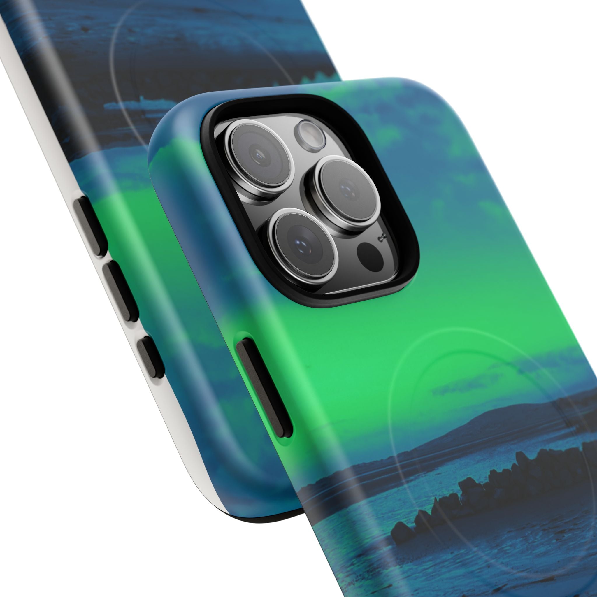 Green New Zealand Sunset Magnetic Phone Case