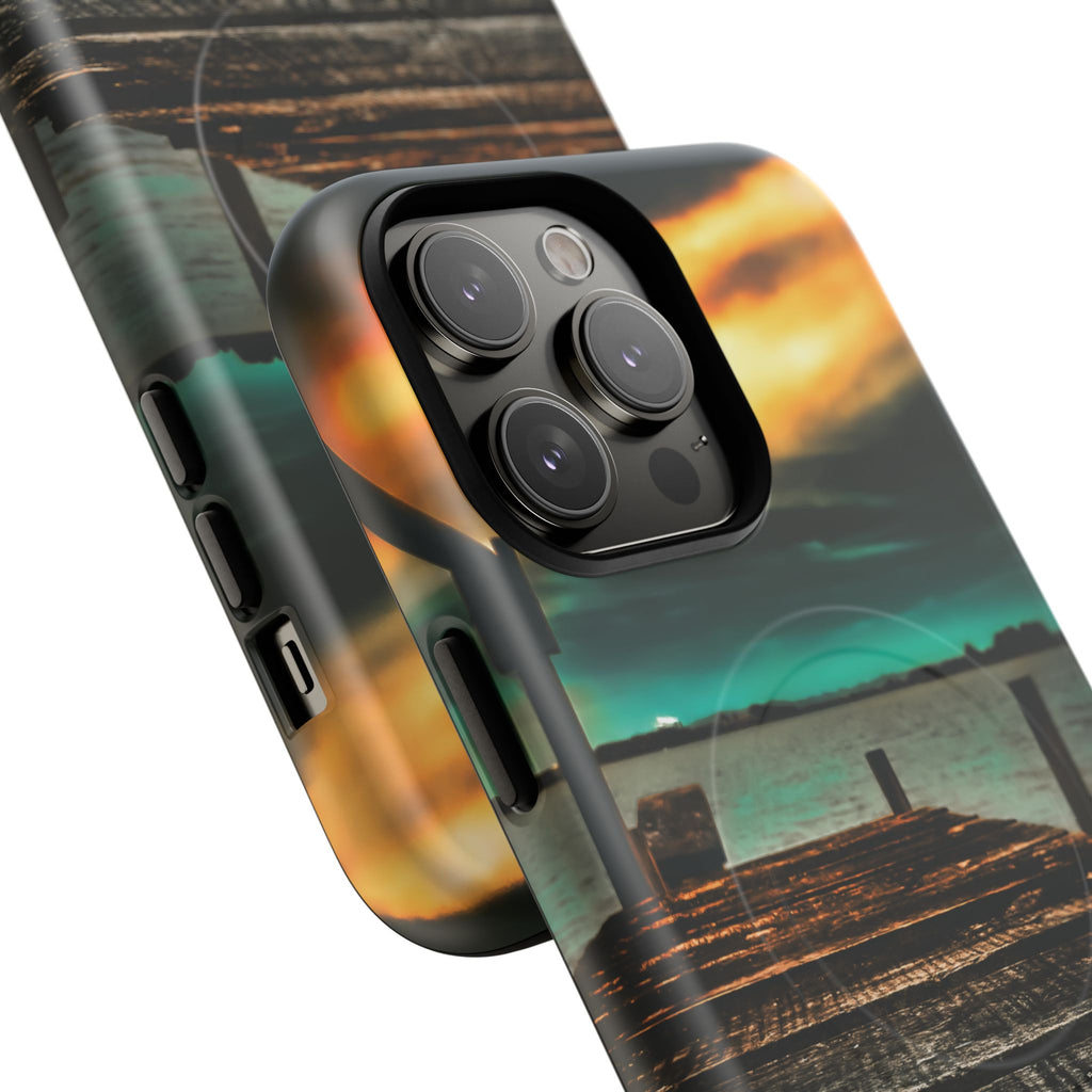 Tough Magnetic Case — 'Te Toro New Zealand Wharf' Magnetic Phone Cover