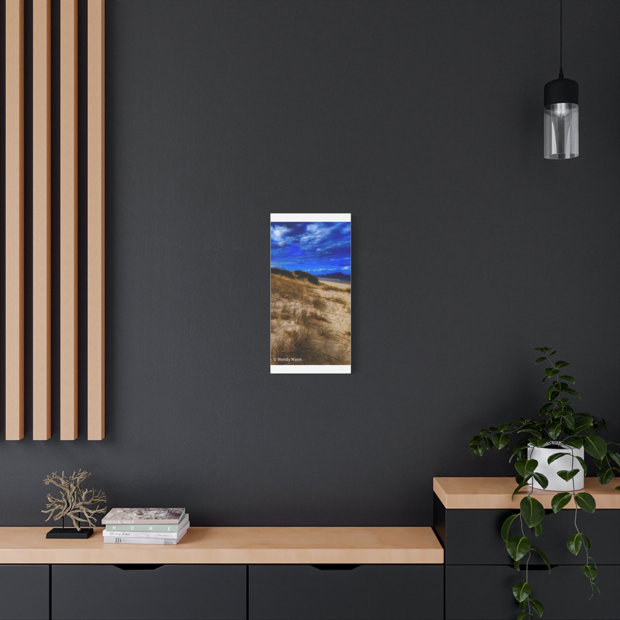 Beach Dunes Canvas Wall Art — Coastal Landscape Canvas Print