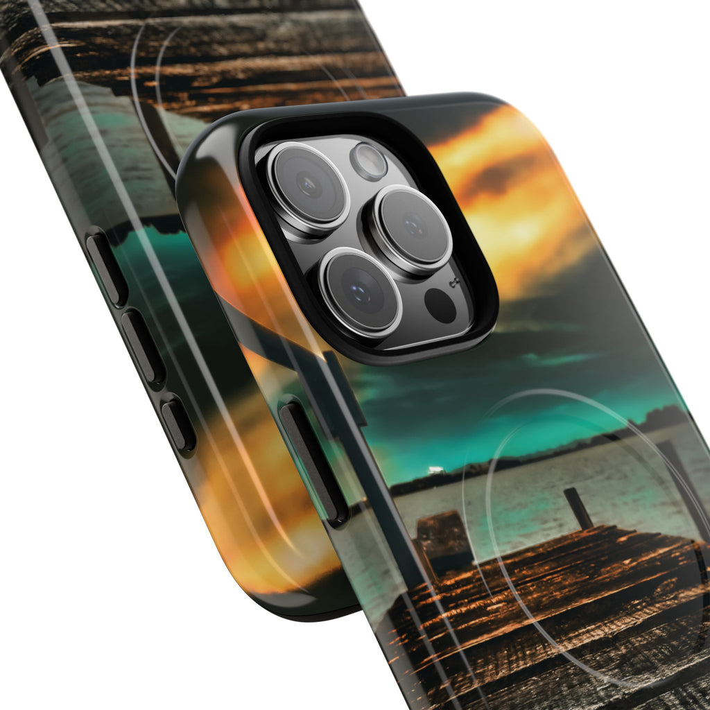 Tough Magnetic Case — 'Te Toro New Zealand Wharf' Magnetic Phone Cover