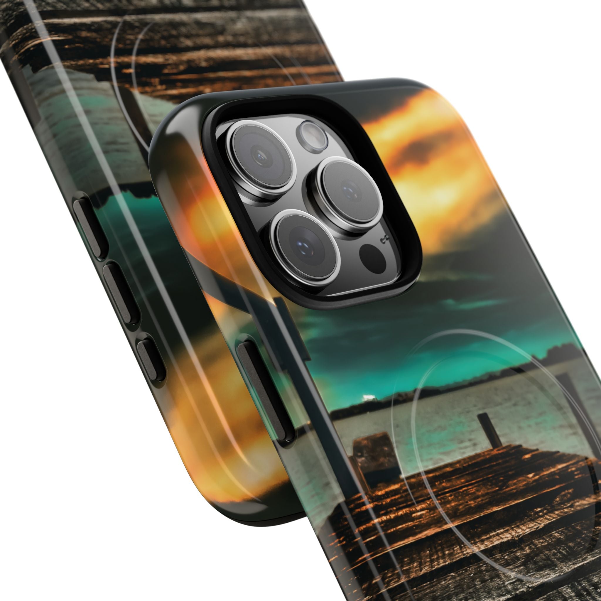 Tough Magnetic Case — 'Te Toro New Zealand Wharf' Magnetic Phone Cover