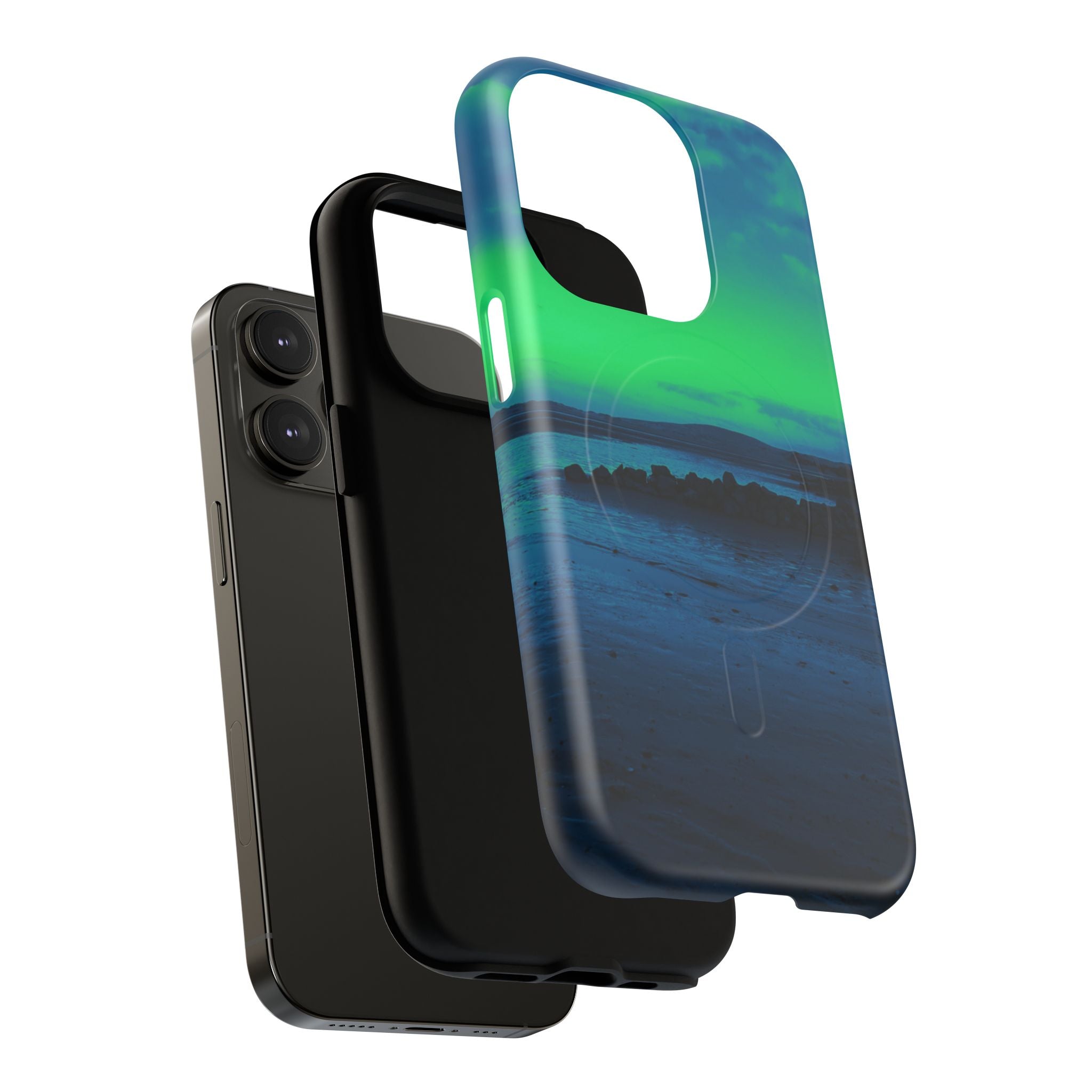 Green New Zealand Sunset Magnetic Phone Case