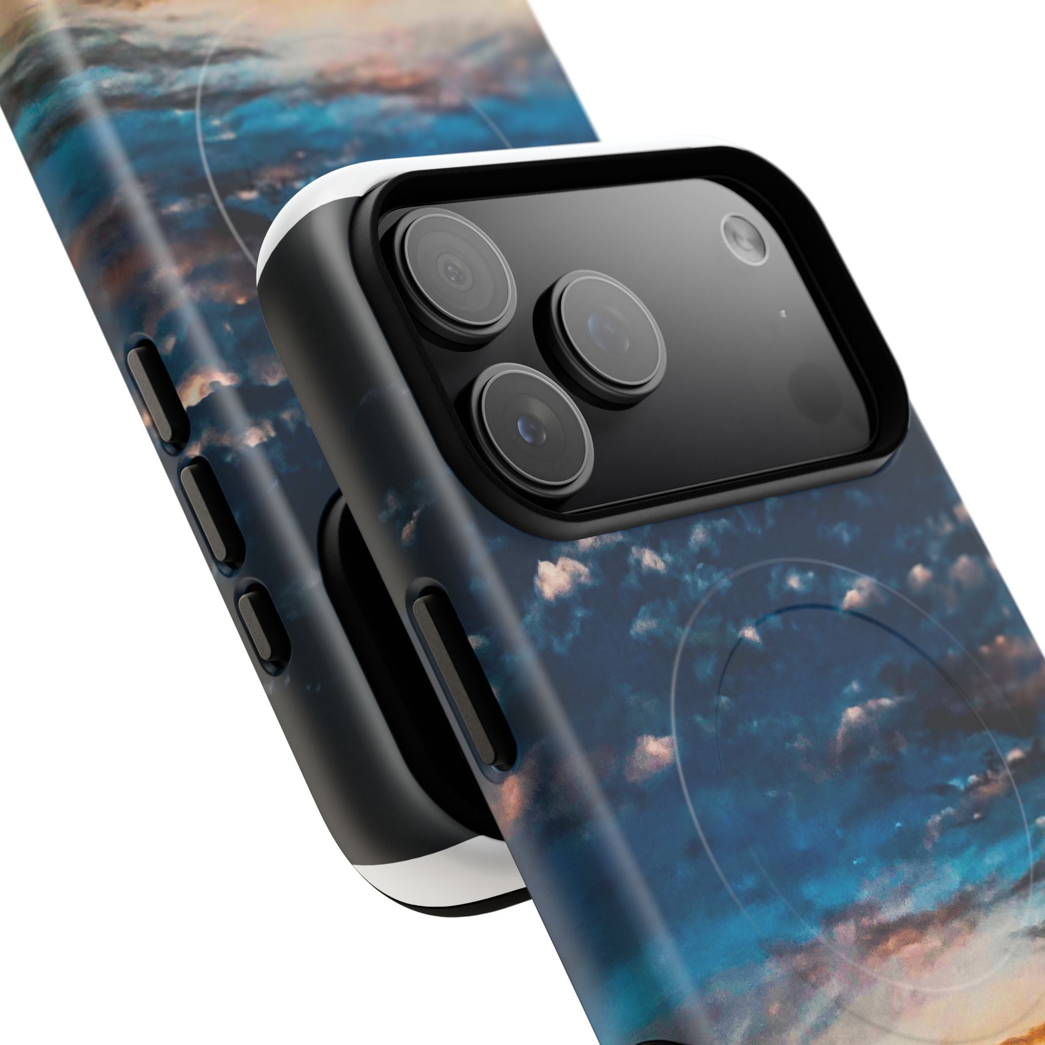 Sunset Horizon Magnetic Phone Case — IPhone 13 and above-Tough Protective Cover