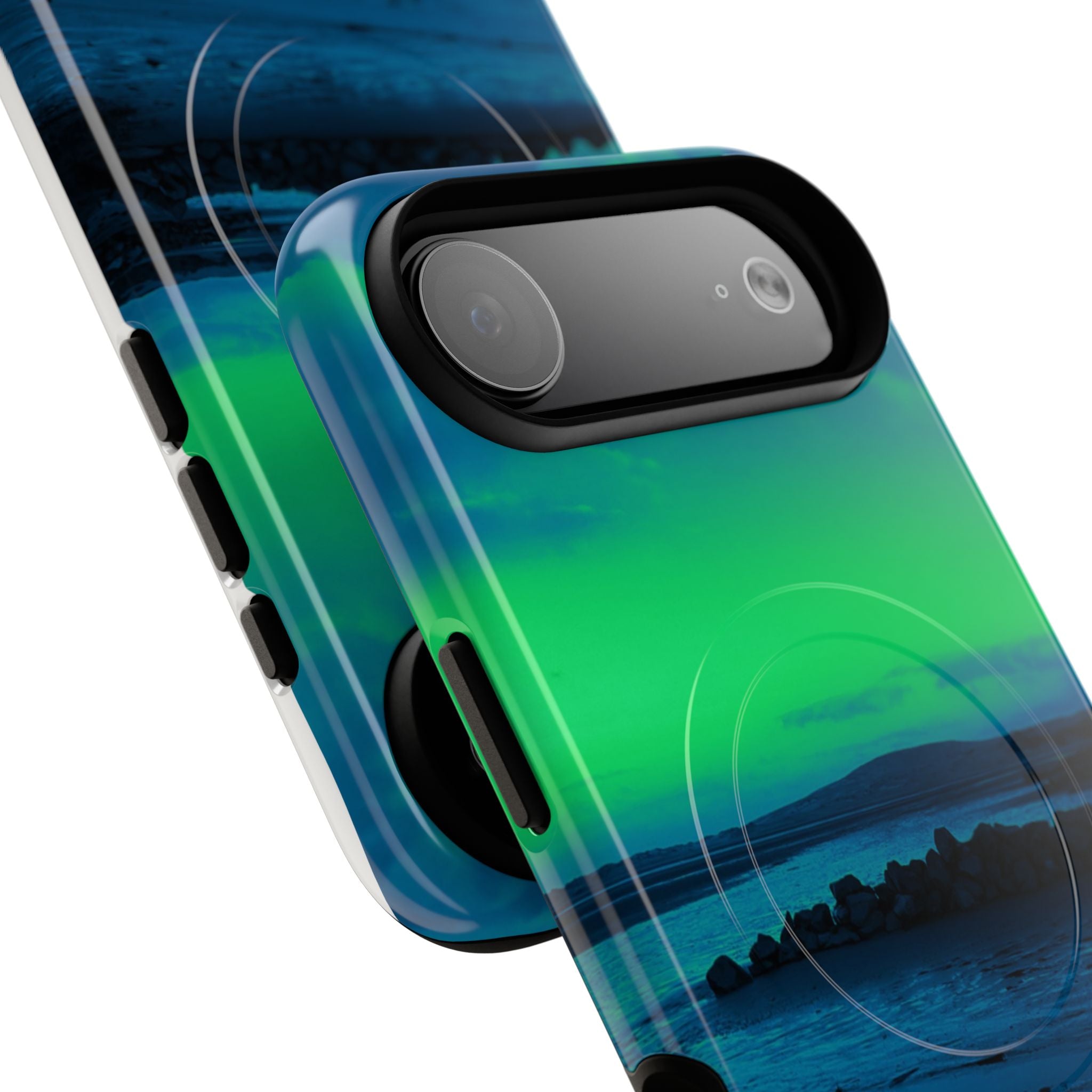 Green New Zealand Sunset Magnetic Phone Case