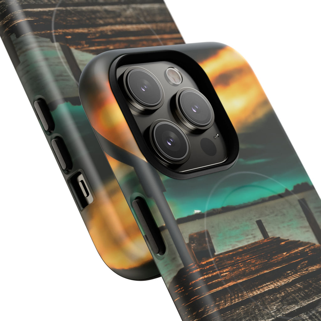 Tough Magnetic Case — 'Te Toro New Zealand Wharf' Magnetic Phone Cover