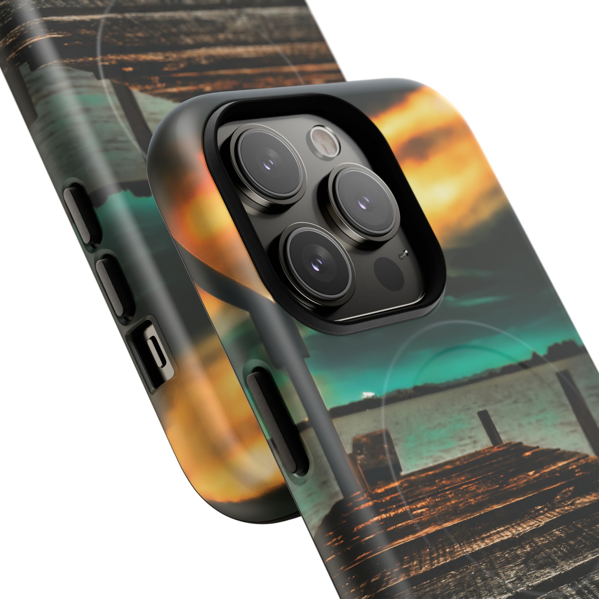 Tough Magnetic Case — 'Te Toro New Zealand Wharf' Magnetic Phone Cover