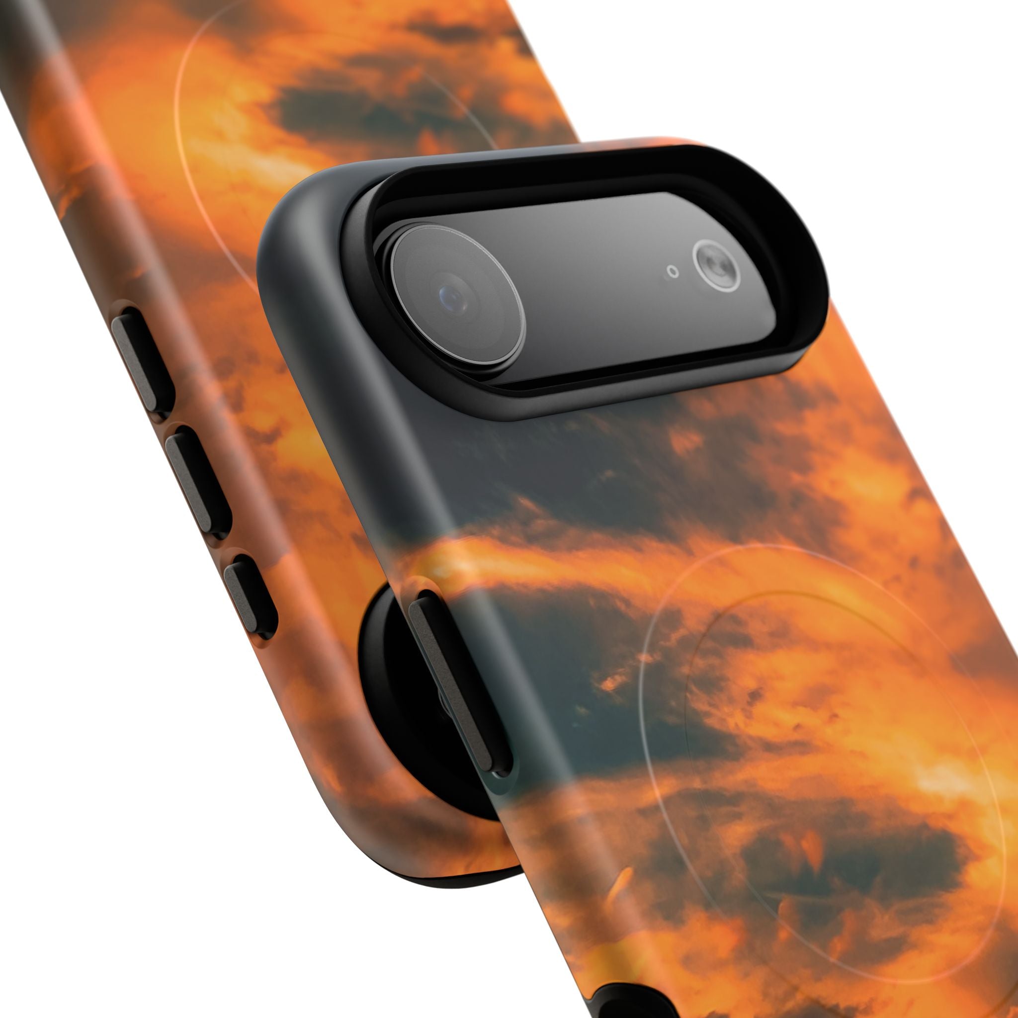 New Zealand Angel Clouds Golden Magnetic Phone Case