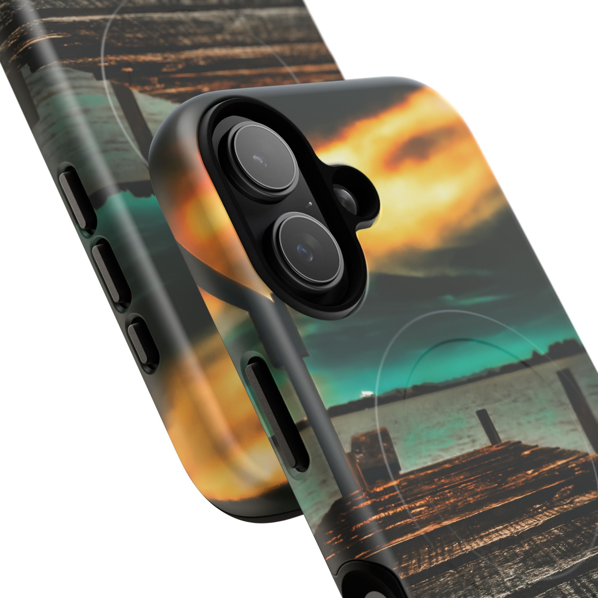 Tough Magnetic Case — 'Te Toro New Zealand Wharf' Magnetic Phone Cover