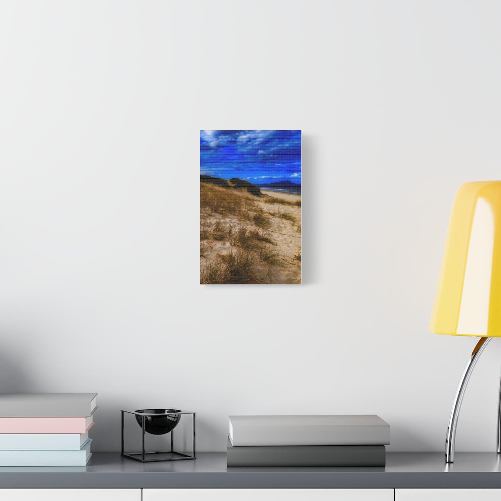 Beach Dunes Canvas Wall Art — Coastal Landscape Canvas Print