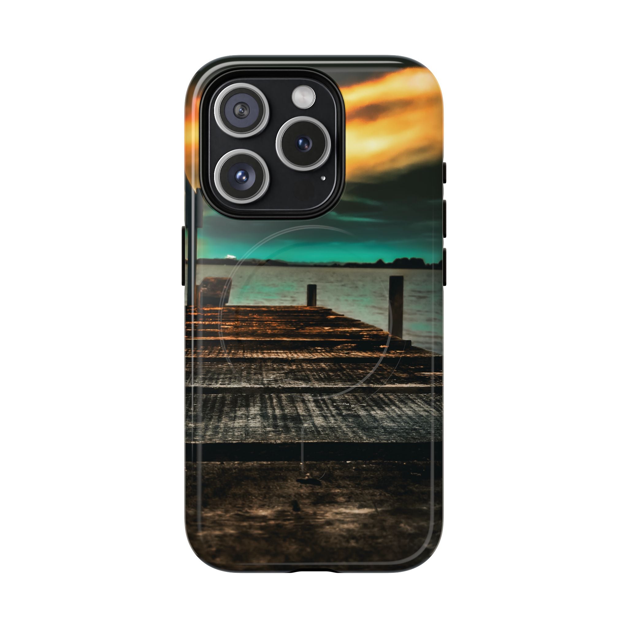 Tough Magnetic Case — 'Te Toro New Zealand Wharf' Magnetic Phone Cover