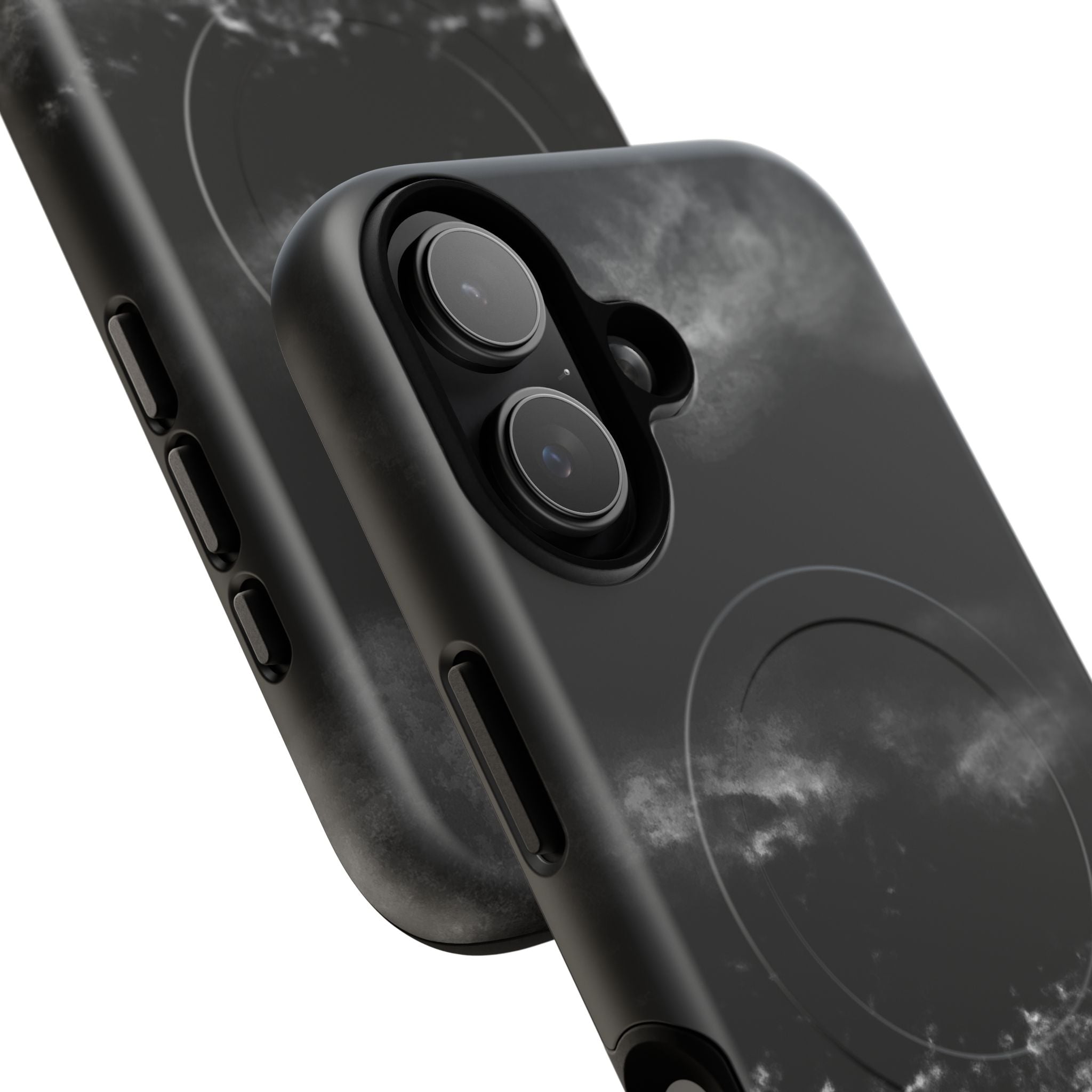 MagSafe Phone Case — Black Storm Cloud Design
