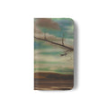 Serene Shoreline Flip Phone Case — Coastal Sunset Wallet Cover