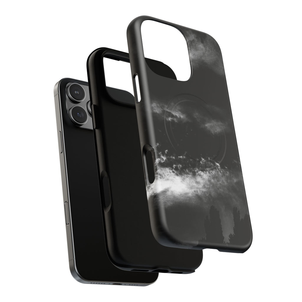 MagSafe Phone Case — Black Storm Cloud Design