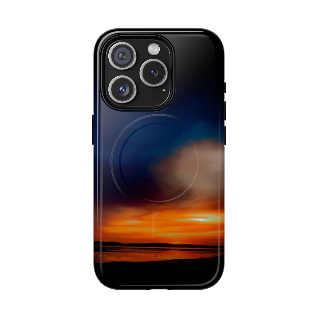 Mangawhai Sunset Magnetic Phone Case — New Zealand Coastal Sunset Design