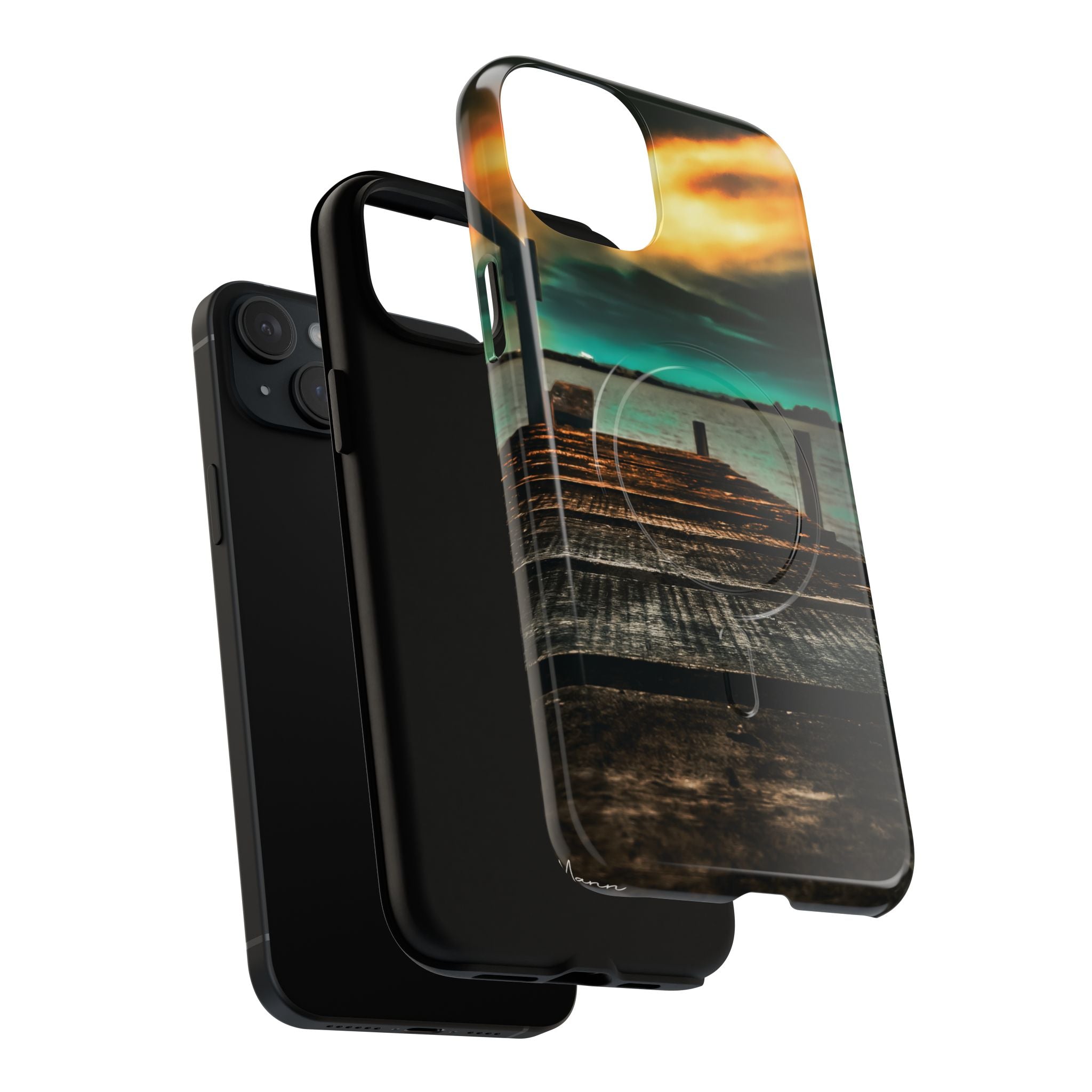 Tough Magnetic Case — 'Te Toro New Zealand Wharf' Magnetic Phone Cover