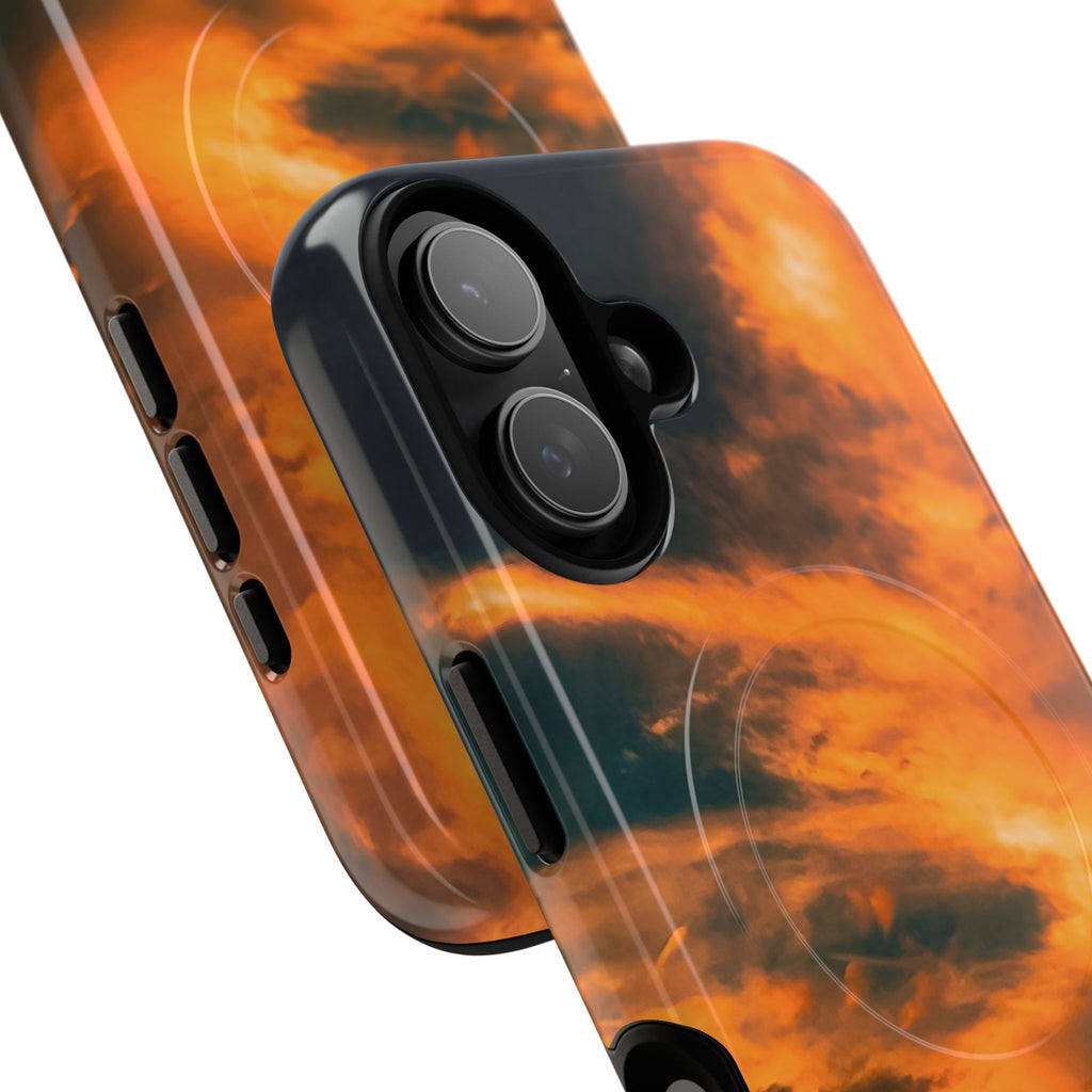 New Zealand Angel Clouds Golden Magnetic Phone Case