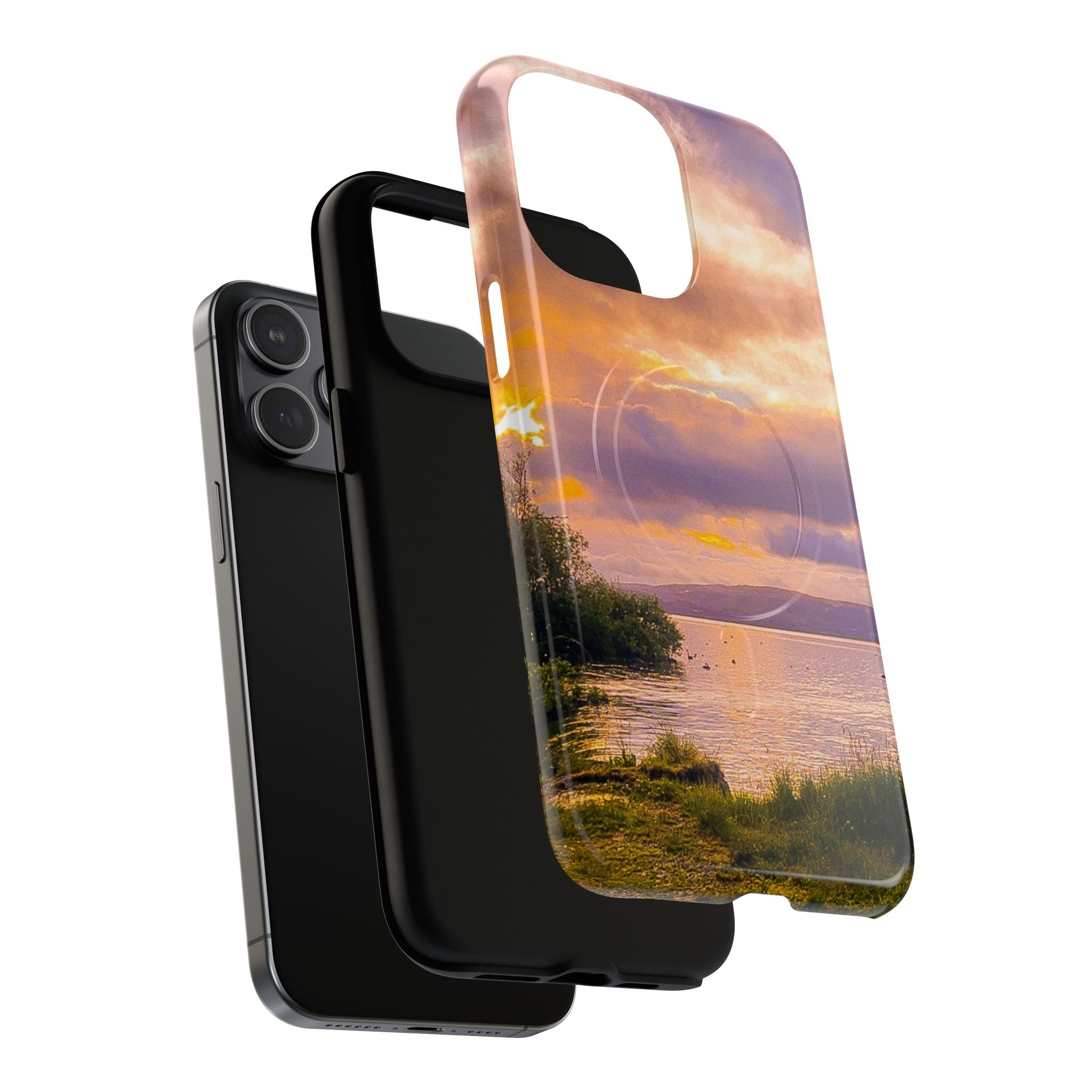 Scenic Sunset Magnetic Phone Case — Tough Magnetic Protective Cover
