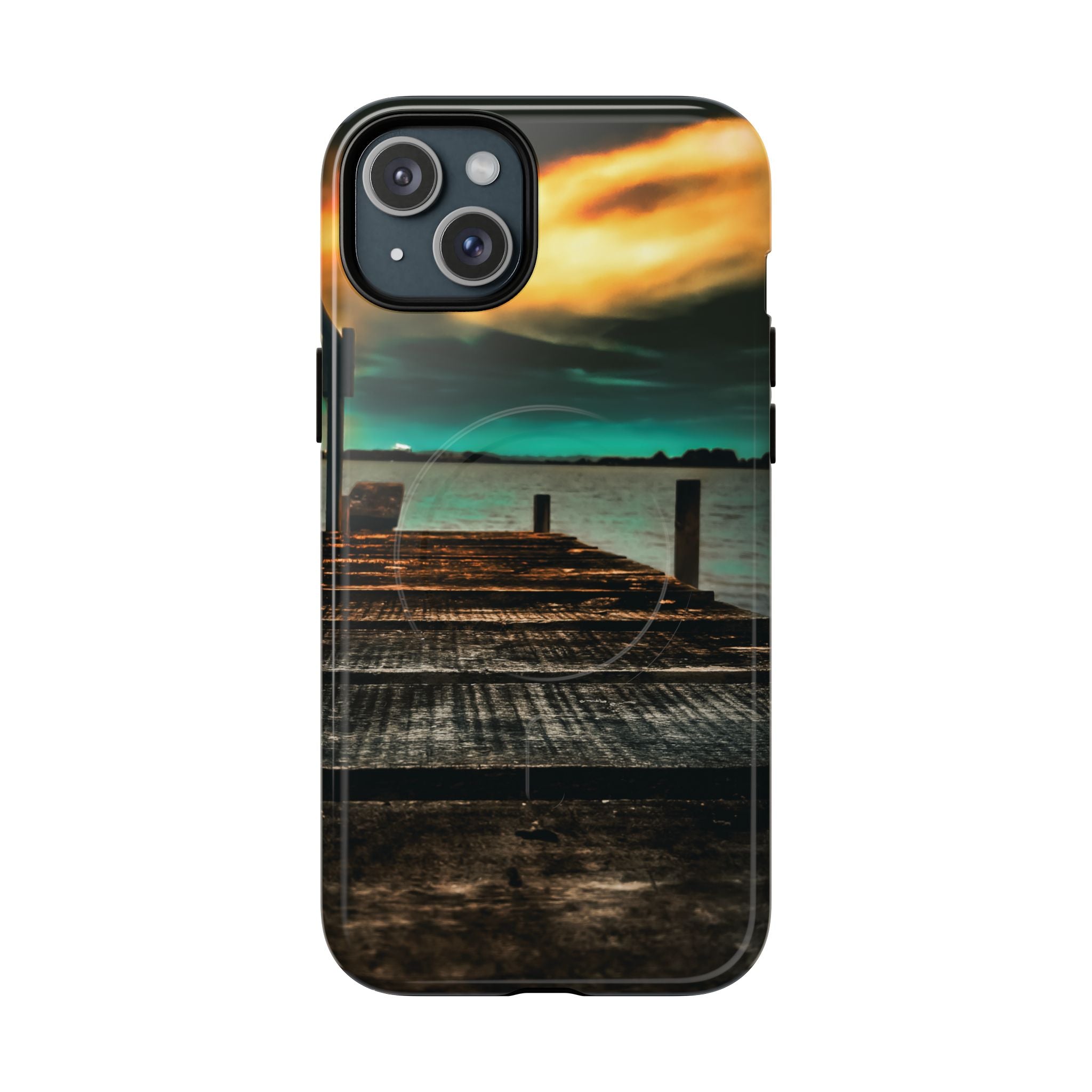 Tough Magnetic Case — 'Te Toro New Zealand Wharf' Magnetic Phone Cover