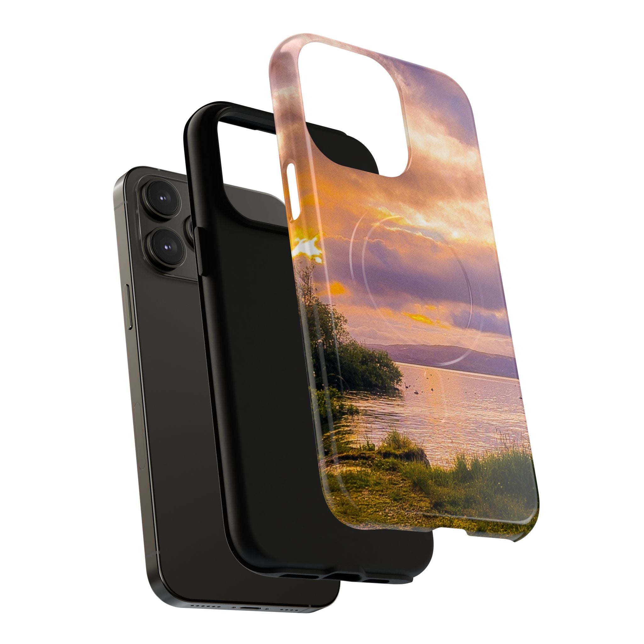 Scenic Sunset Magnetic Phone Case — Tough Magnetic Protective Cover