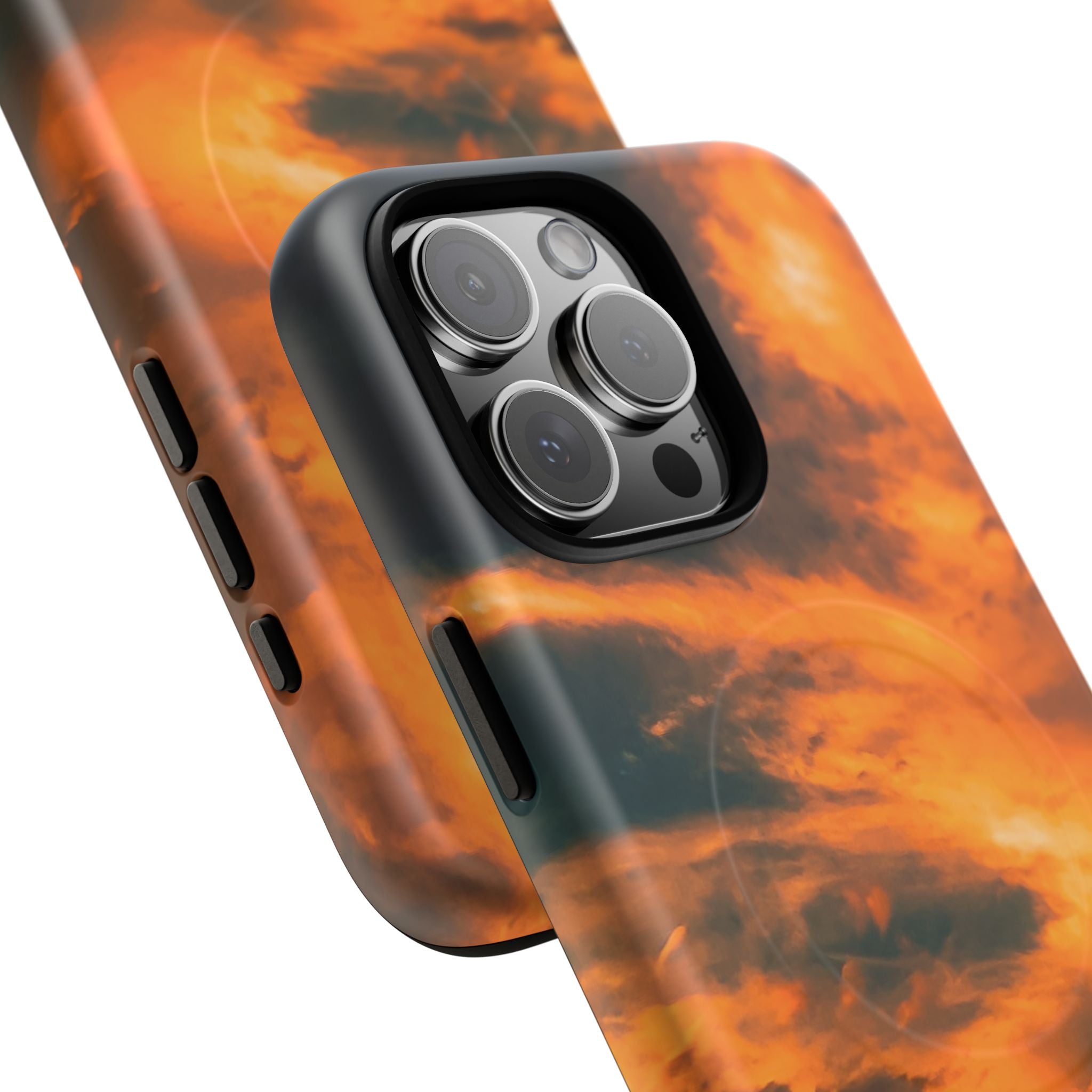 New Zealand Angel Clouds Golden Magnetic Phone Case