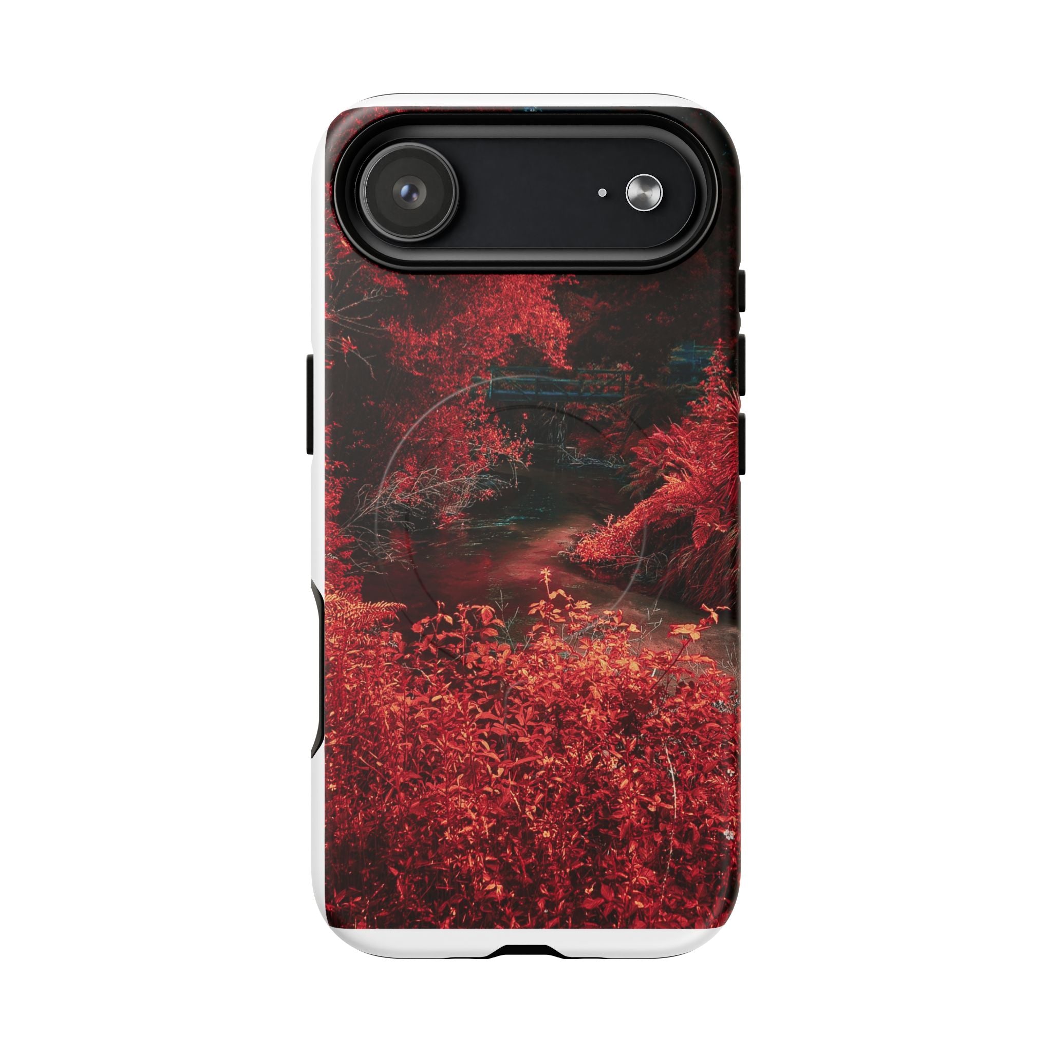 MagSafe Tough Case — Red Forest Abstract Magnetic Phone Cover