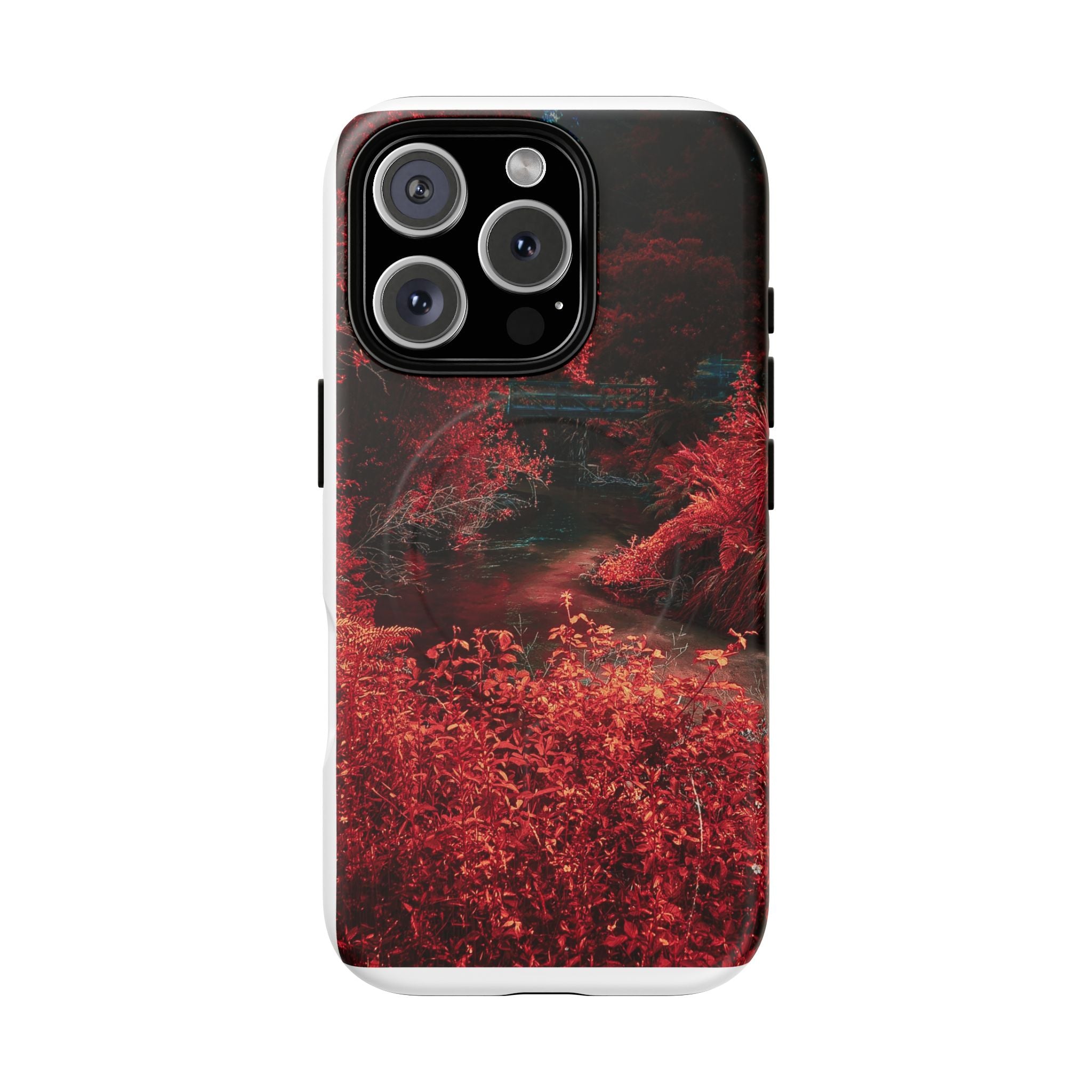 MagSafe Tough Case — Red Forest Abstract Magnetic Phone Cover