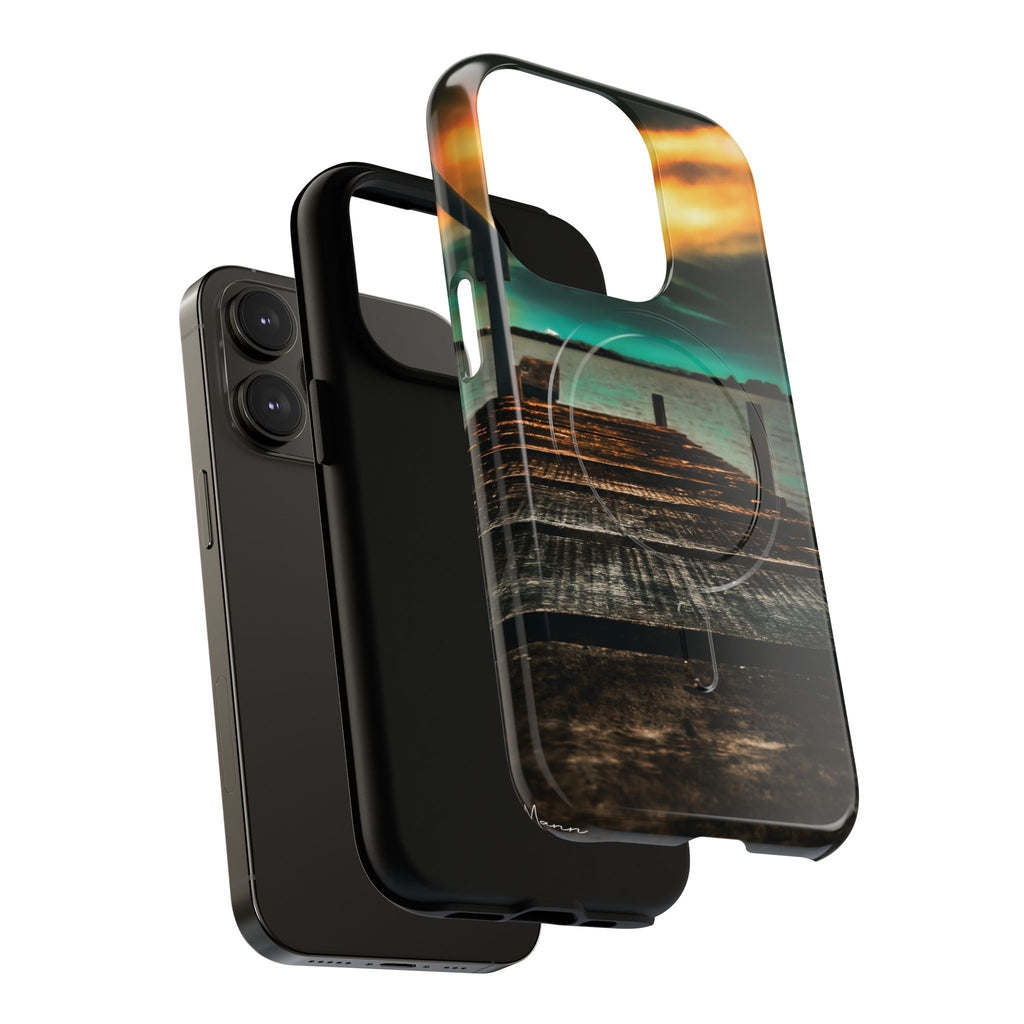 Tough Magnetic Case — 'Te Toro New Zealand Wharf' Magnetic Phone Cover