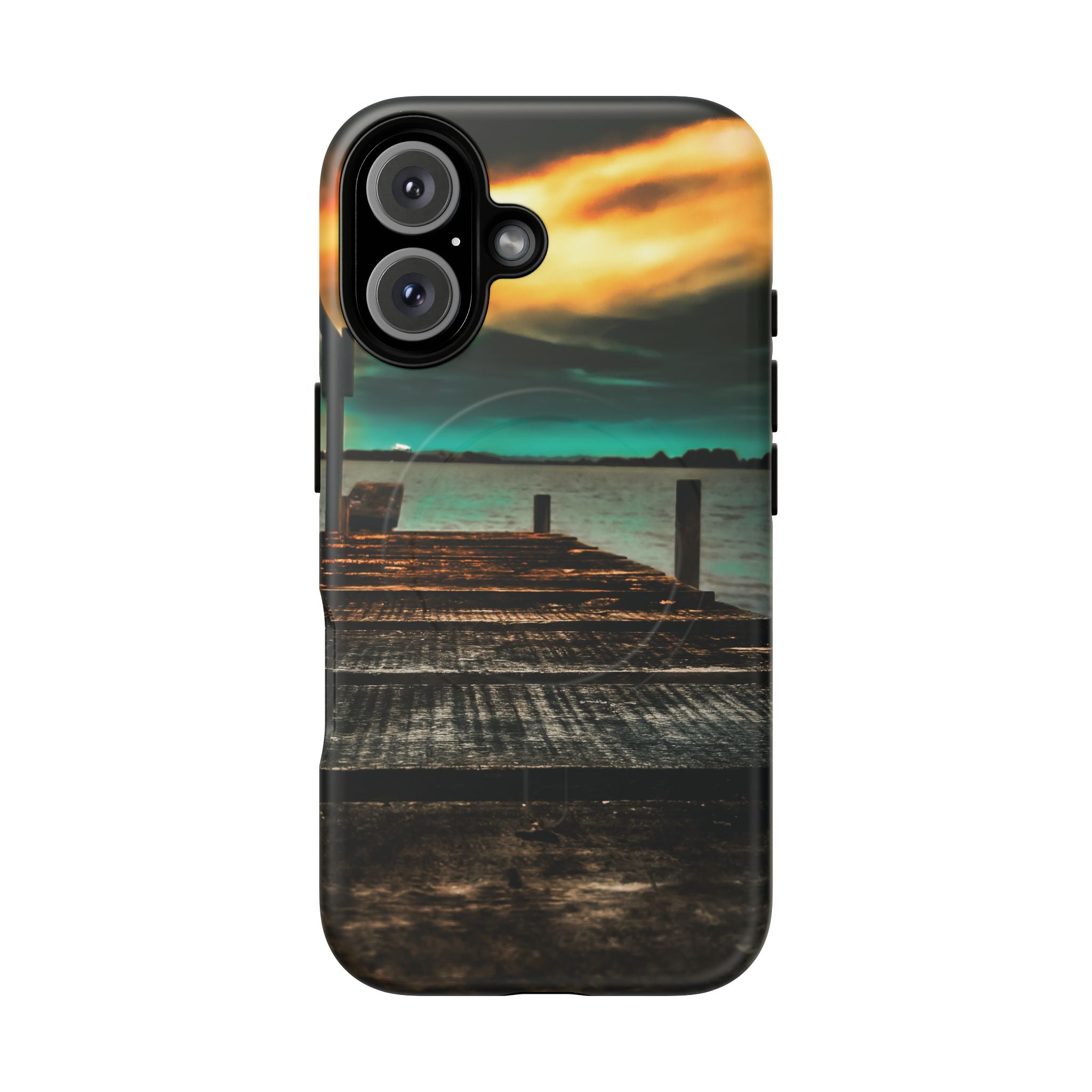 Tough Magnetic Case — 'Te Toro New Zealand Wharf' Magnetic Phone Cover